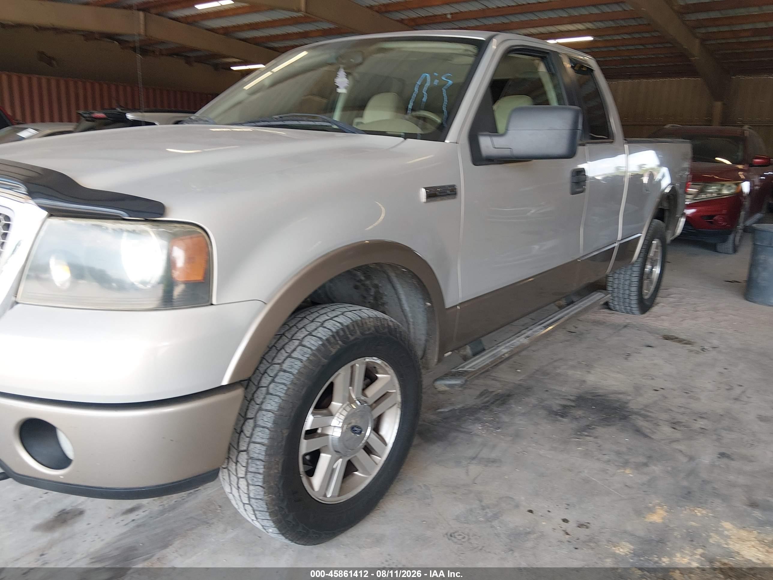 2006 Ford F-150   Gray vin: 1FTPX14506FA41207