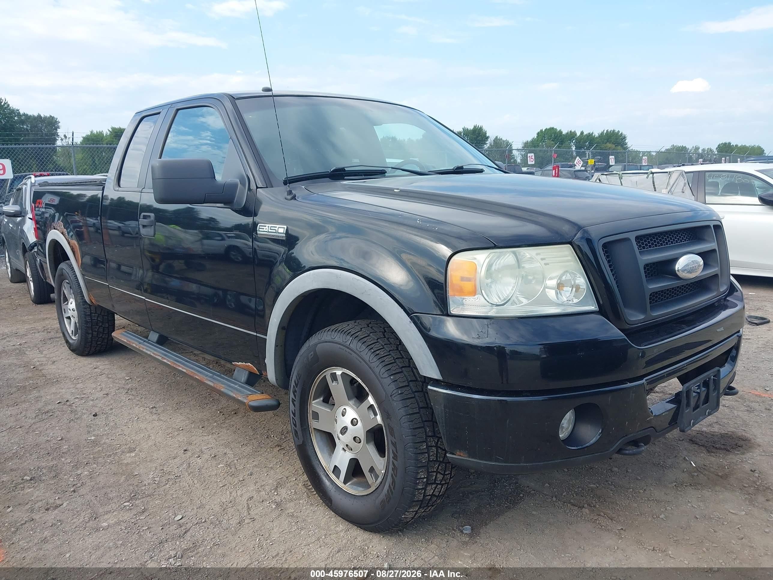 2006 Ford F-150 Fx4/lariat/xl/xlt Black vin: 1FTPX14506NB36632