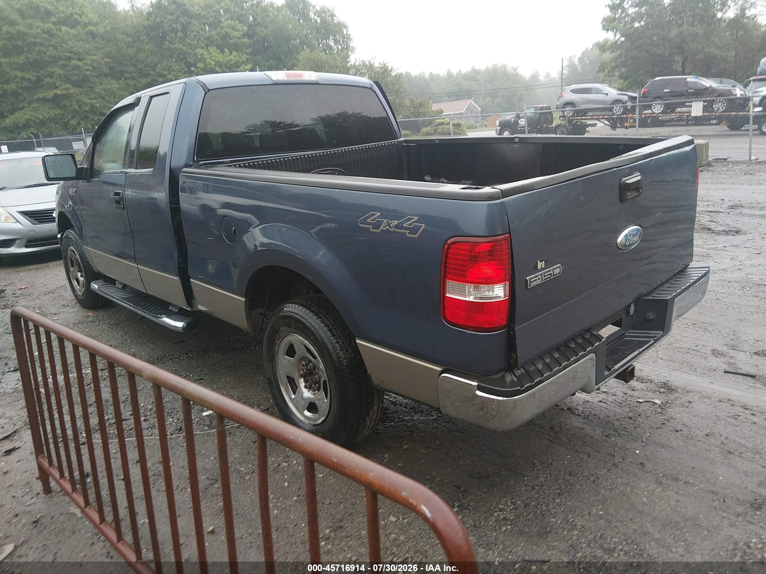 2006 Ford F-150 Fx4/lariat/xl/xlt Blue vin: 1FTPX14506NB46044