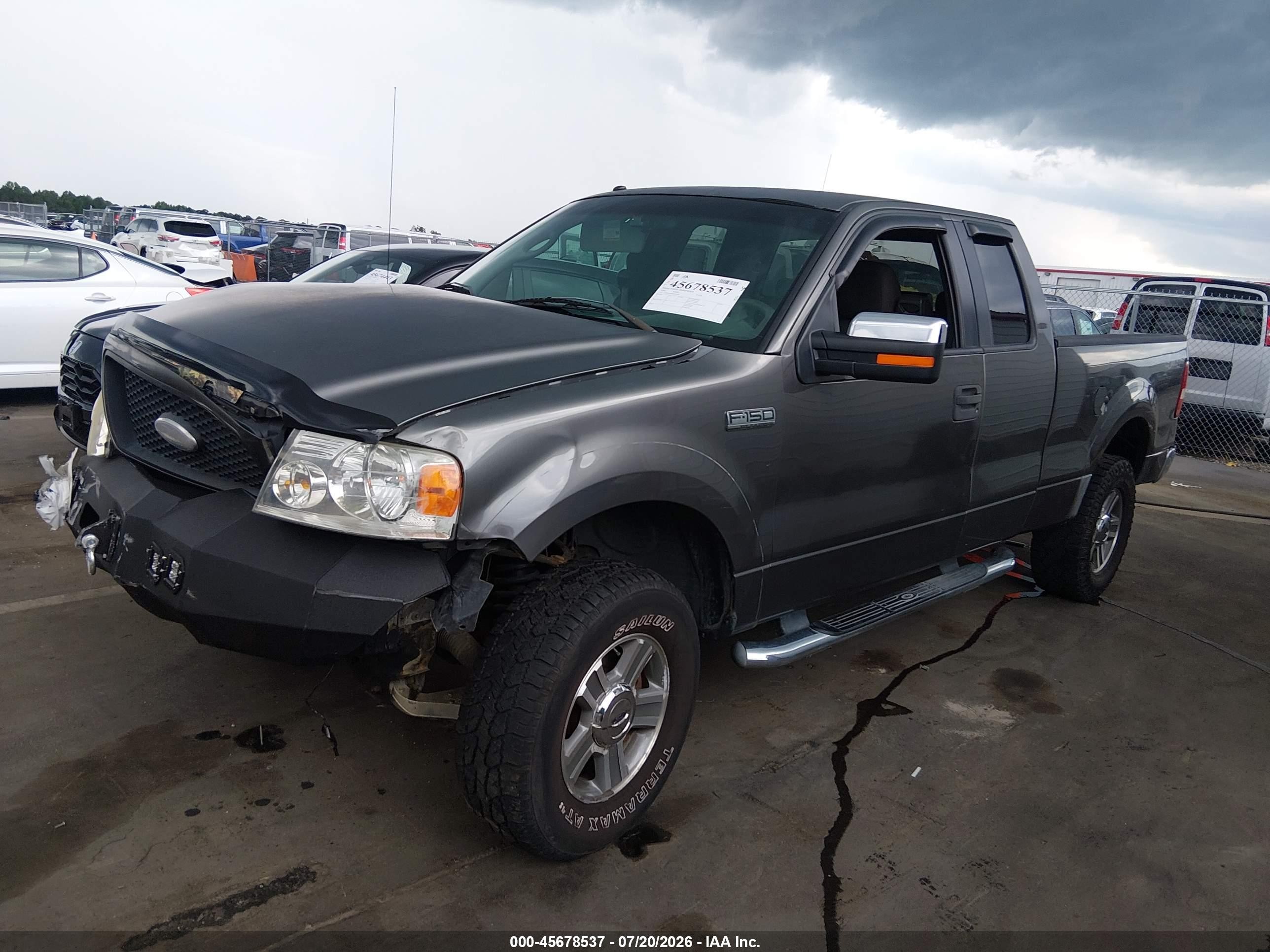 2006 Ford F-150 Fx4/lariat/xl/xlt Gray vin: 1FTPX14506NB55908