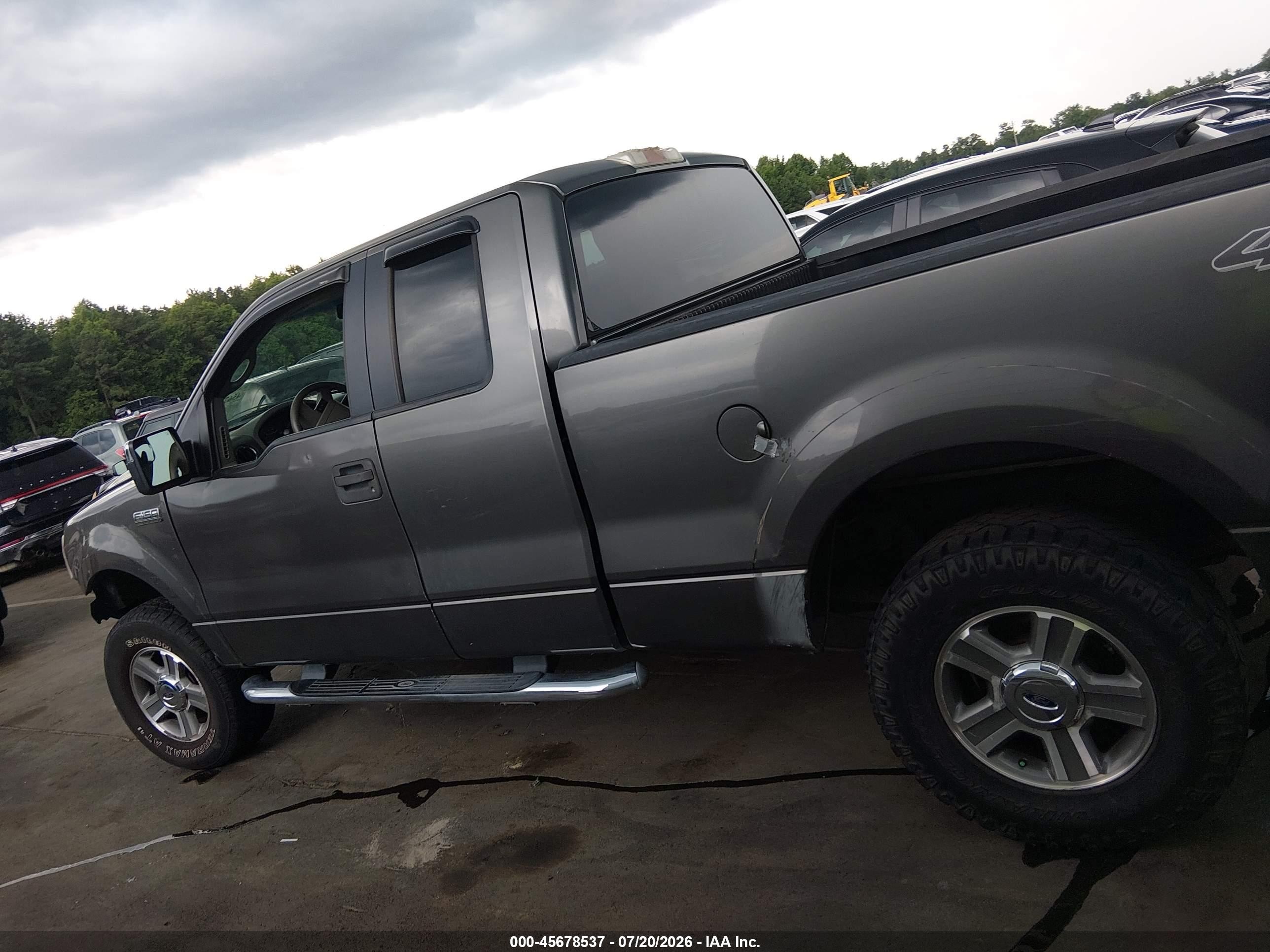 2006 Ford F-150 Fx4/lariat/xl/xlt Gray vin: 1FTPX14506NB55908