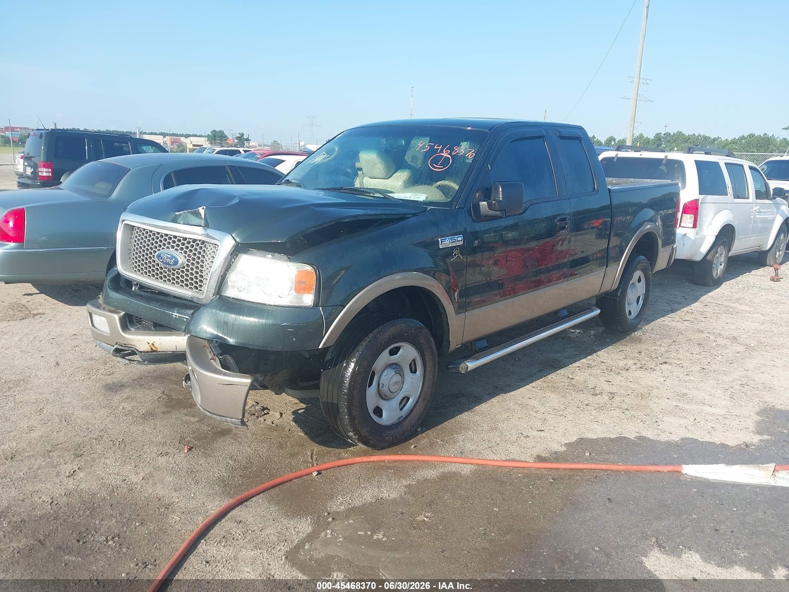 2004 Ford F-150 Fx4/lariat/xl/xlt Green vin: 1FTPX14514KB00835
