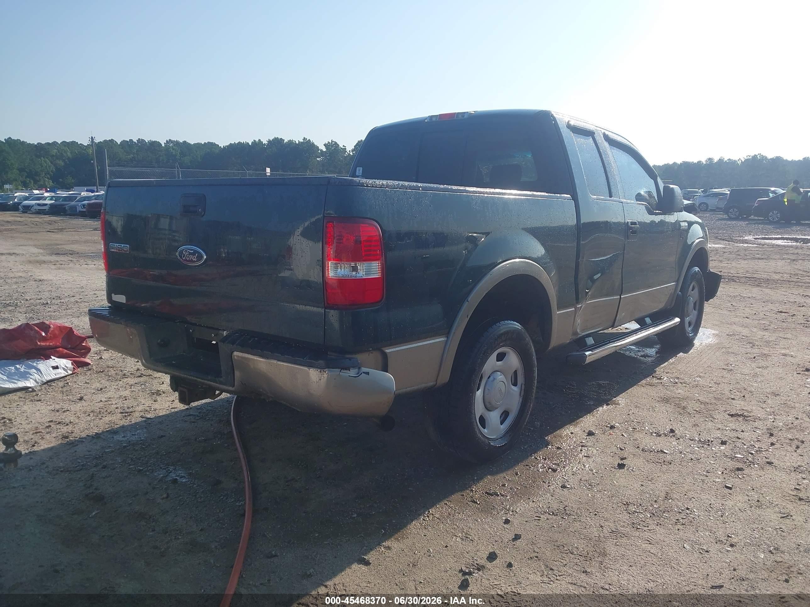 2004 Ford F-150 Fx4/lariat/xl/xlt Green vin: 1FTPX14514KB00835