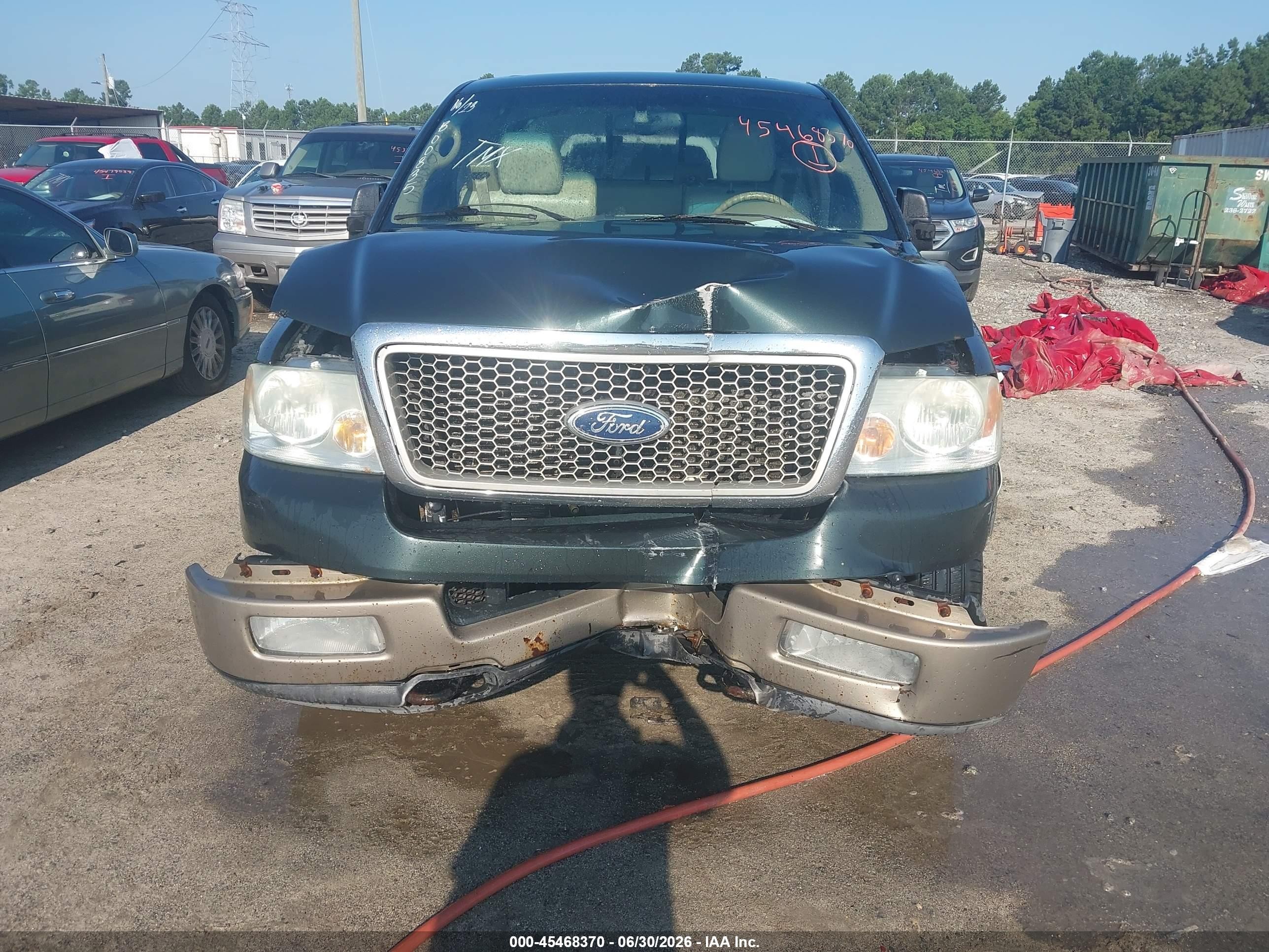 2004 Ford F-150 Fx4/lariat/xl/xlt Green vin: 1FTPX14514KB00835