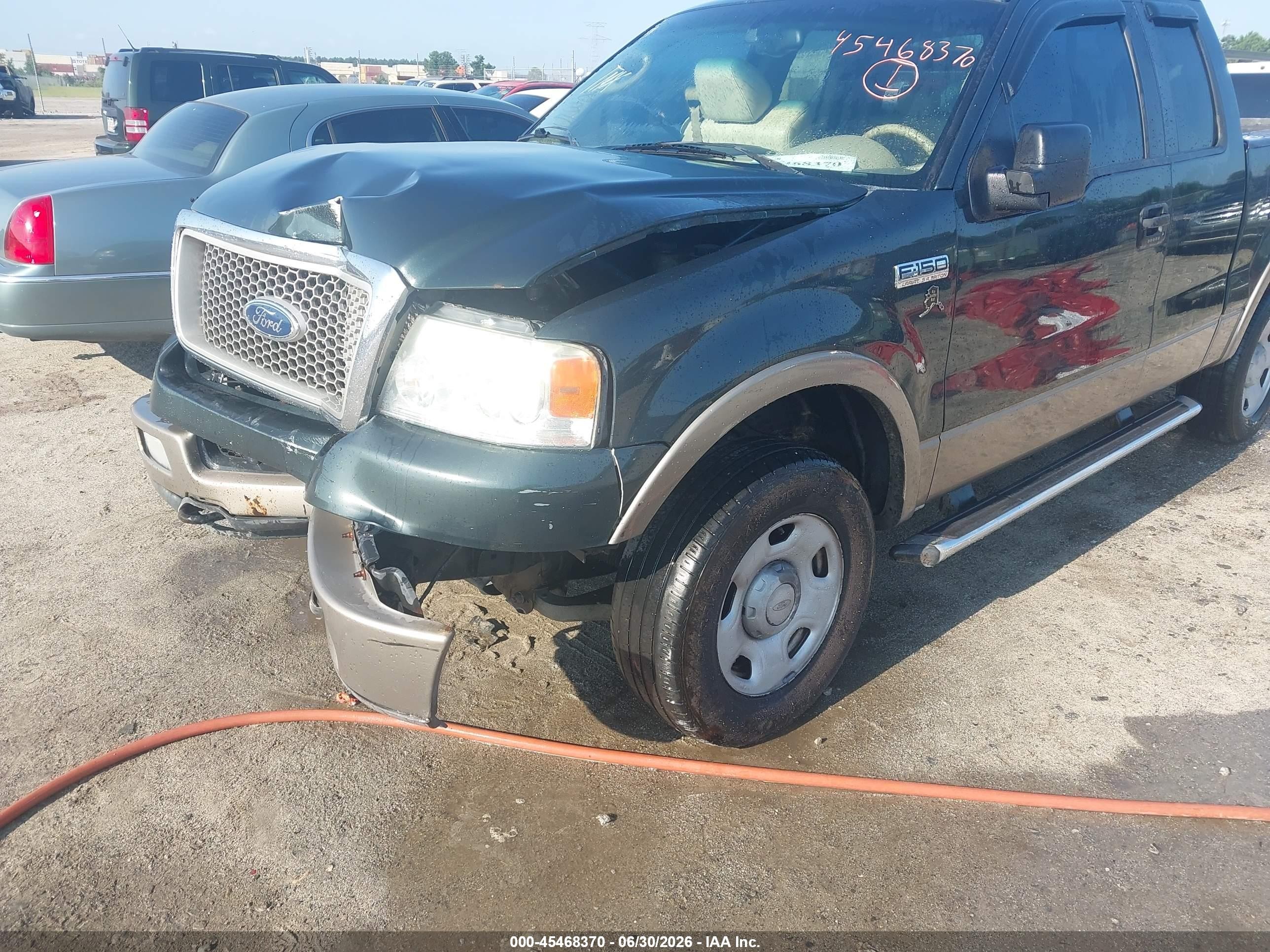 2004 Ford F-150 Fx4/lariat/xl/xlt Green vin: 1FTPX14514KB00835