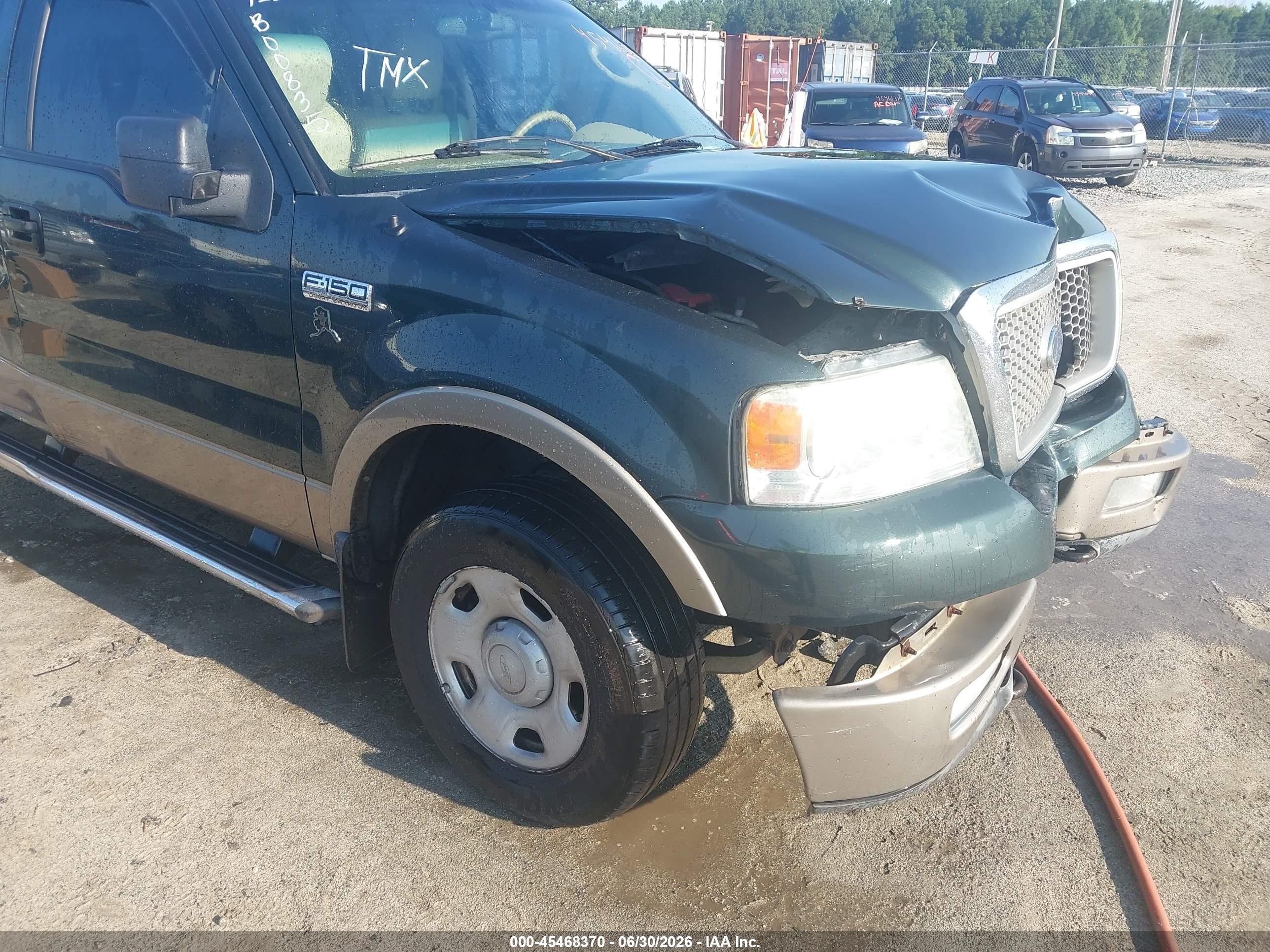 2004 Ford F-150 Fx4/lariat/xl/xlt Green vin: 1FTPX14514KB00835