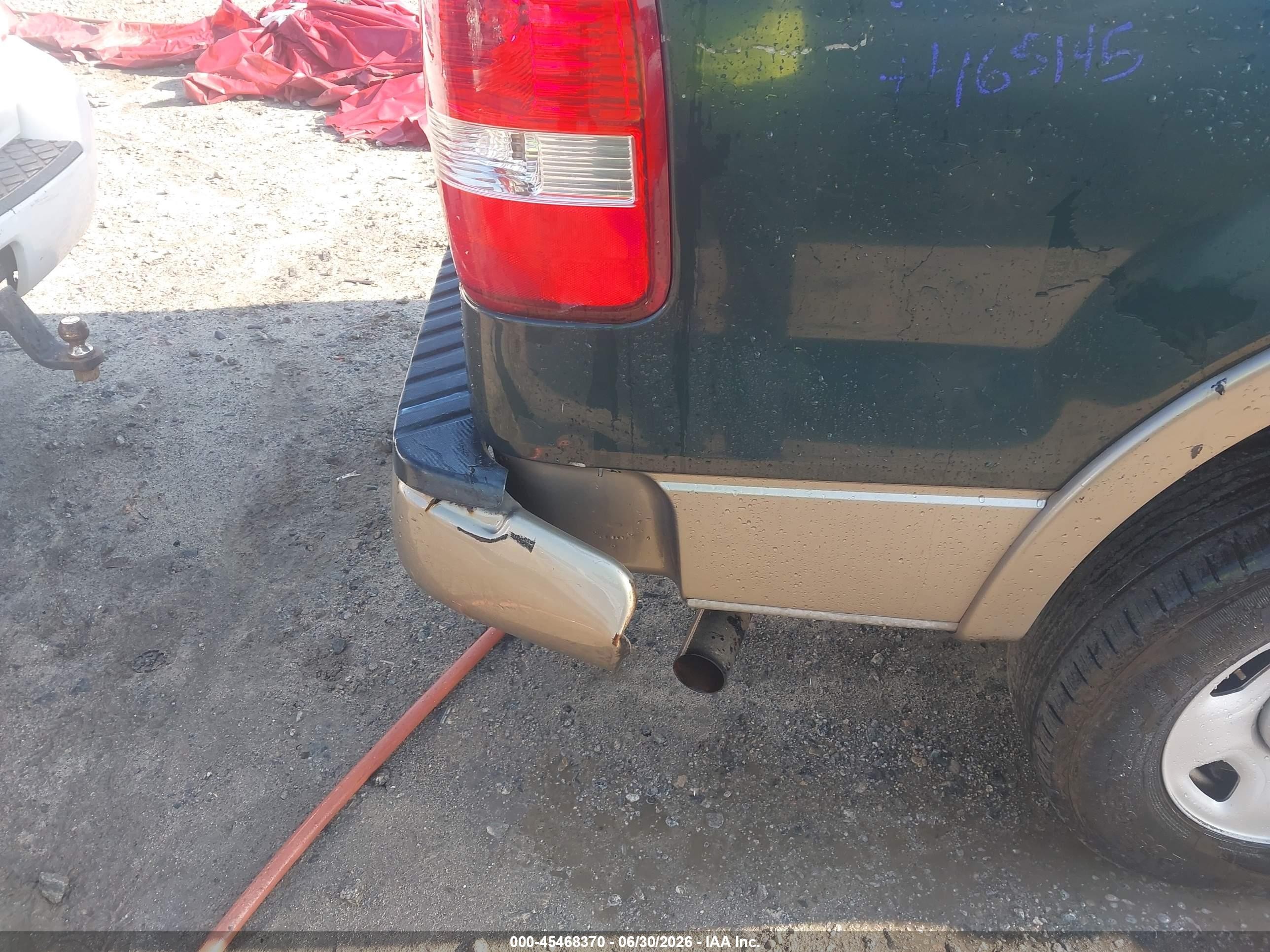 2004 Ford F-150 Fx4/lariat/xl/xlt Green vin: 1FTPX14514KB00835