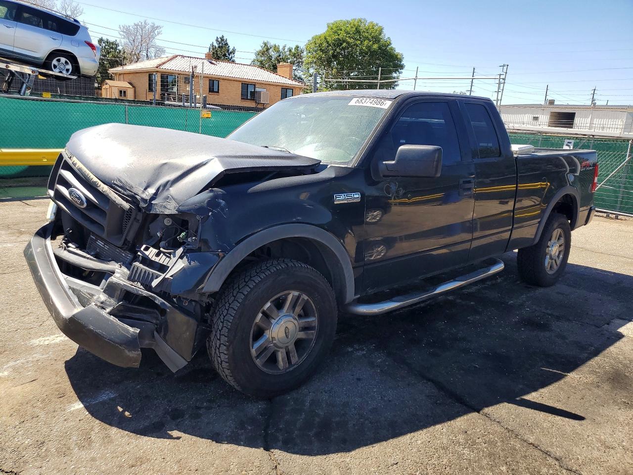 2004 Ford F150 Black vin: 1FTPX14514NB23935