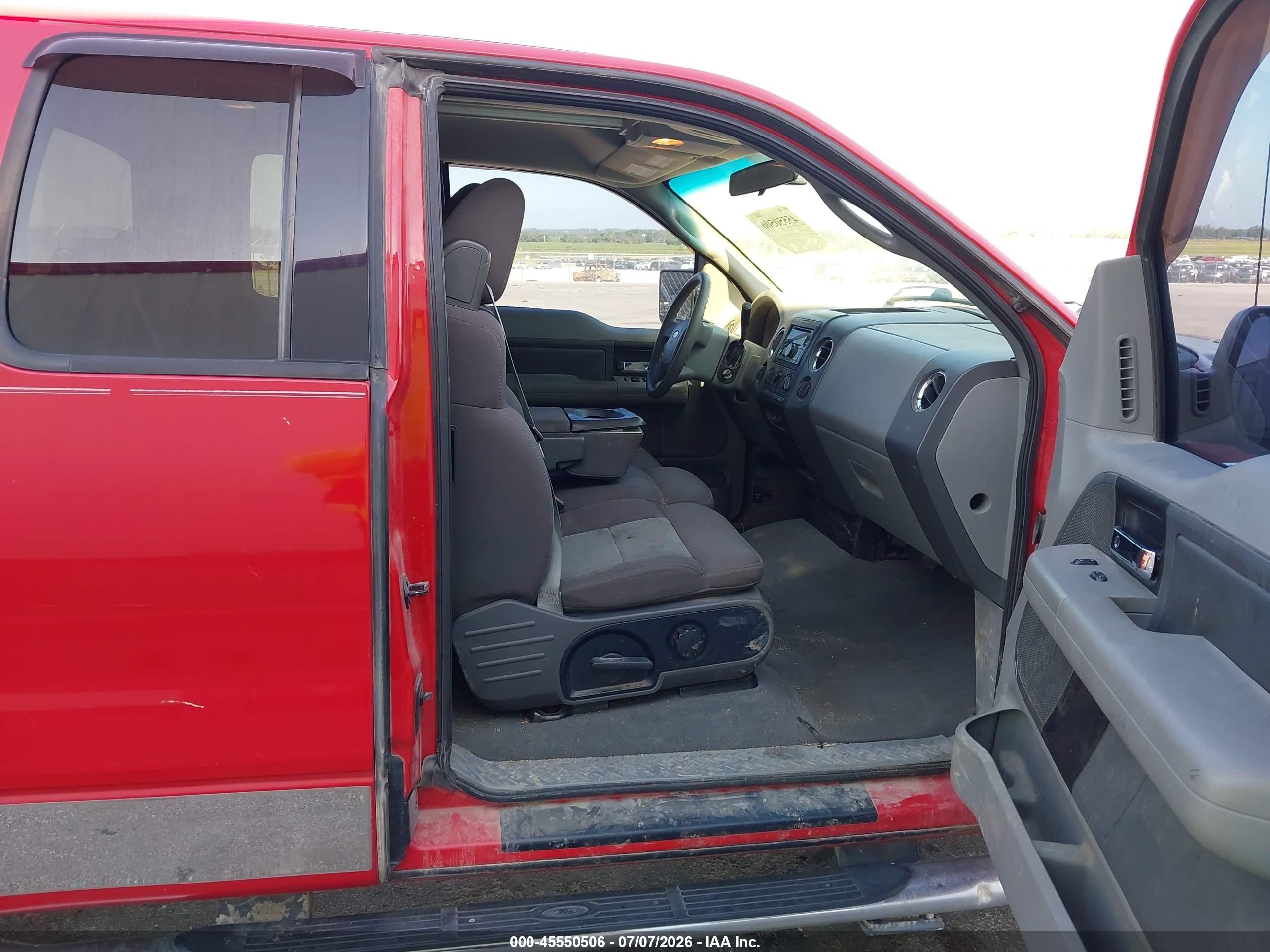 2004 Ford F-150 Fx4/lariat/xl/xlt Red vin: 1FTPX14514NB24647