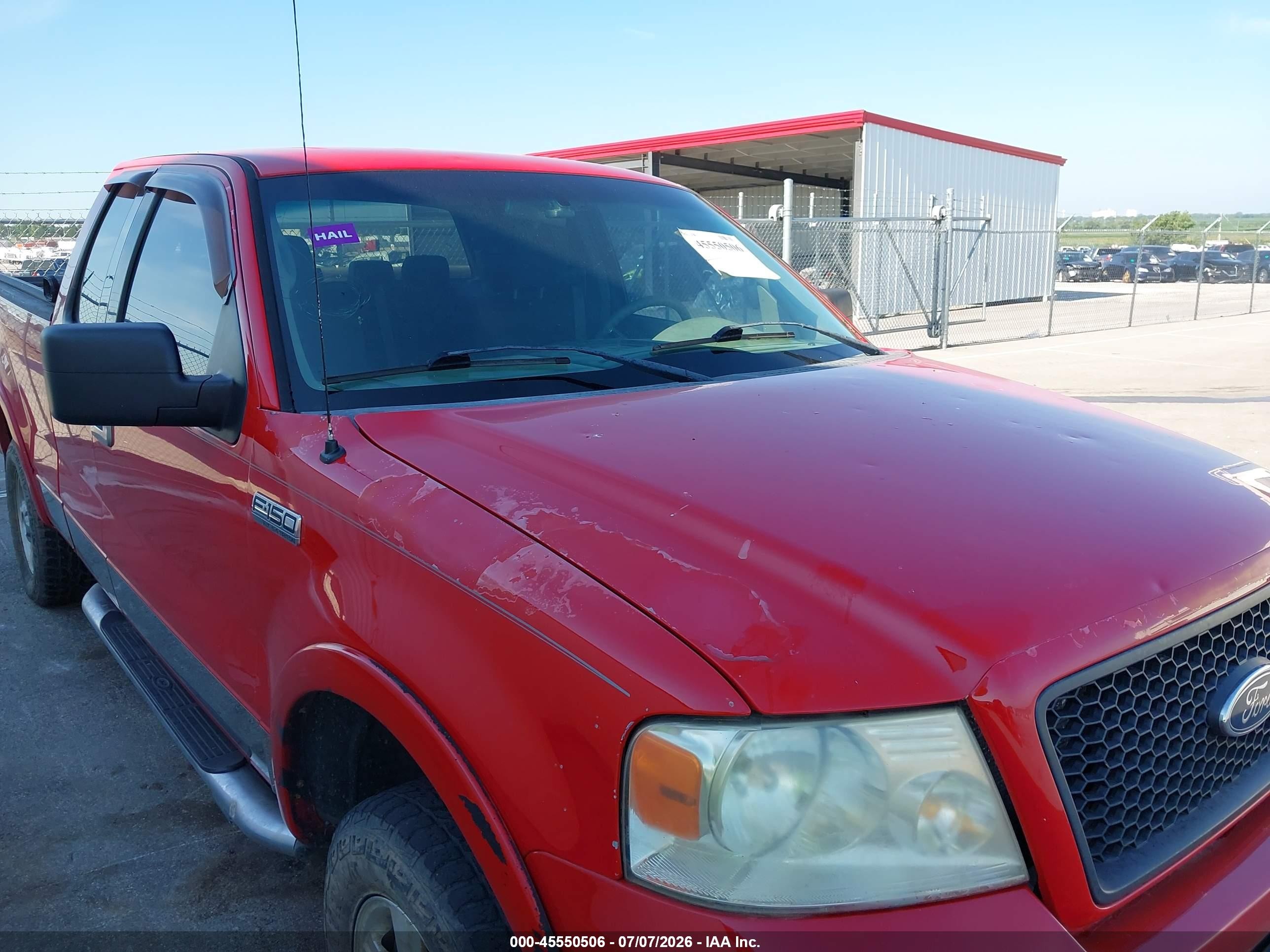 2004 Ford F-150 Fx4/lariat/xl/xlt Red vin: 1FTPX14514NB24647