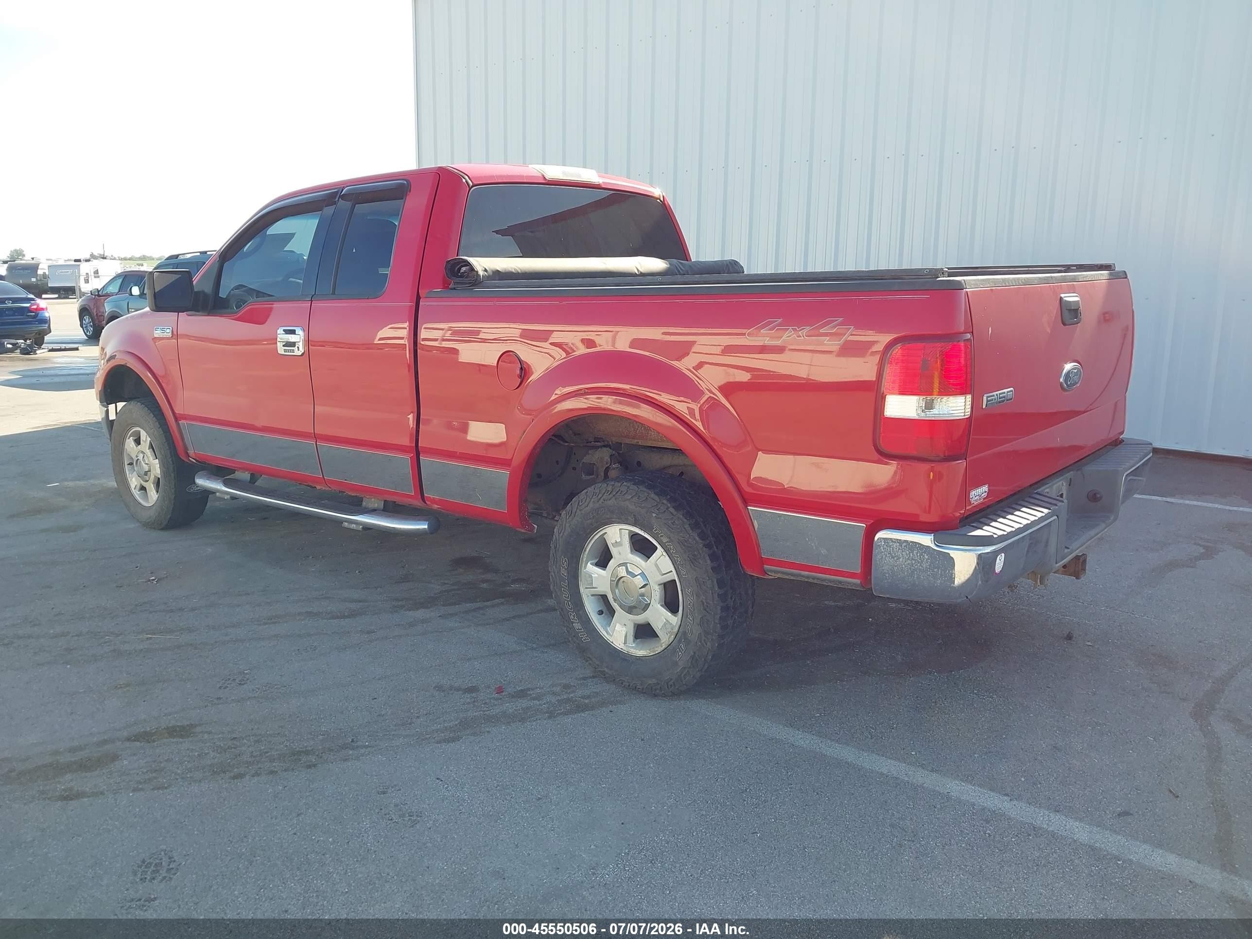 2004 Ford F-150 Fx4/lariat/xl/xlt Red vin: 1FTPX14514NB24647