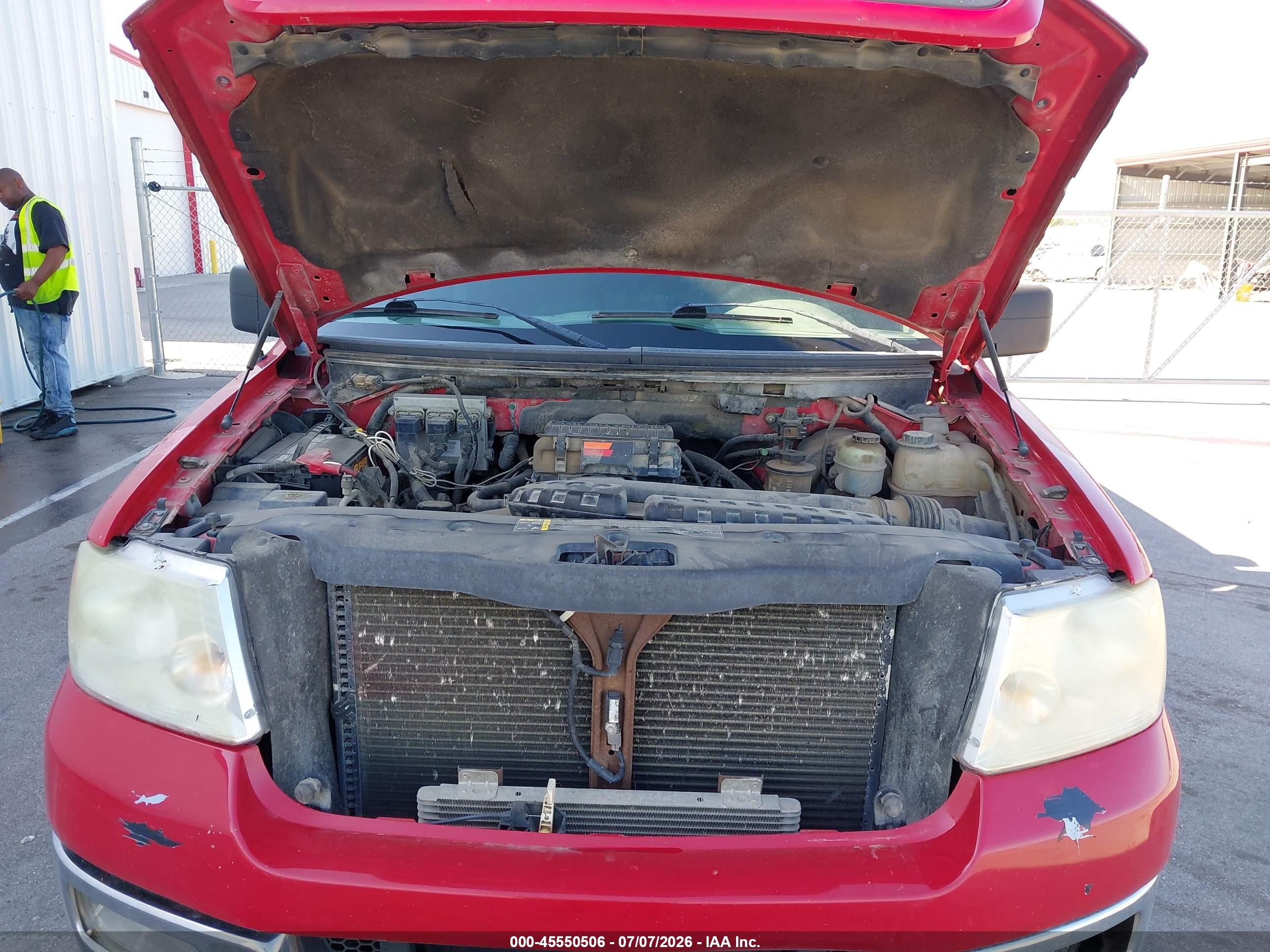 2004 Ford F-150 Fx4/lariat/xl/xlt Red vin: 1FTPX14514NB24647
