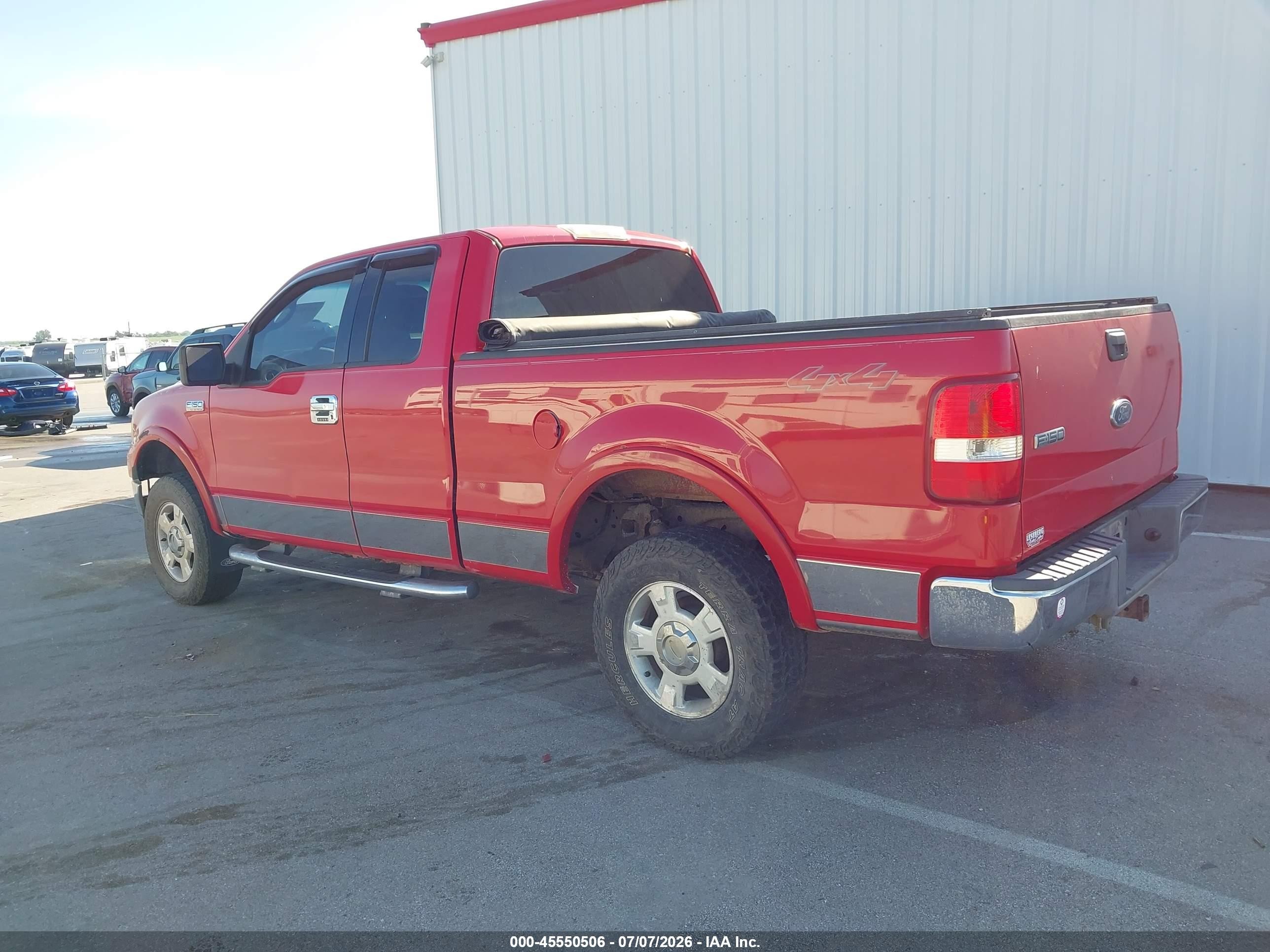 2004 Ford F-150 Fx4/lariat/xl/xlt Red vin: 1FTPX14514NB24647
