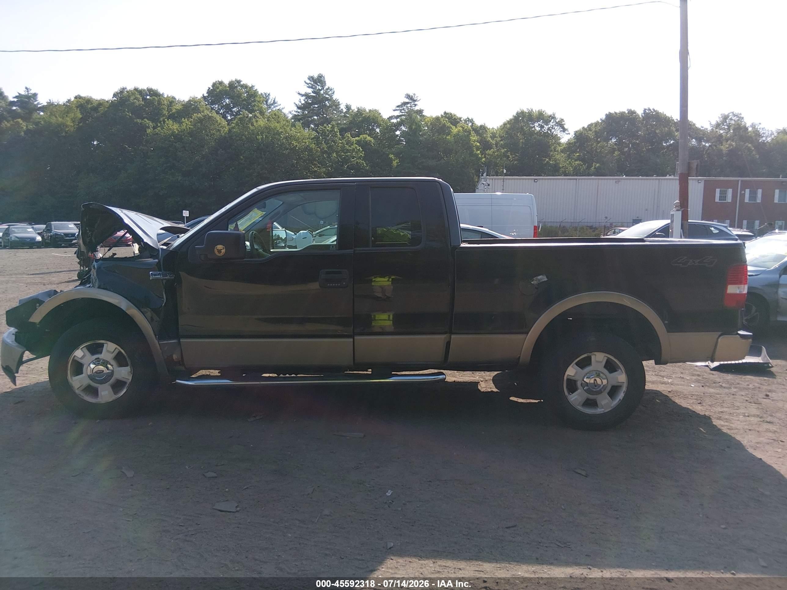 2004 Ford F-150 Fx4/lariat/xl/xlt Black vin: 1FTPX14514NB33154
