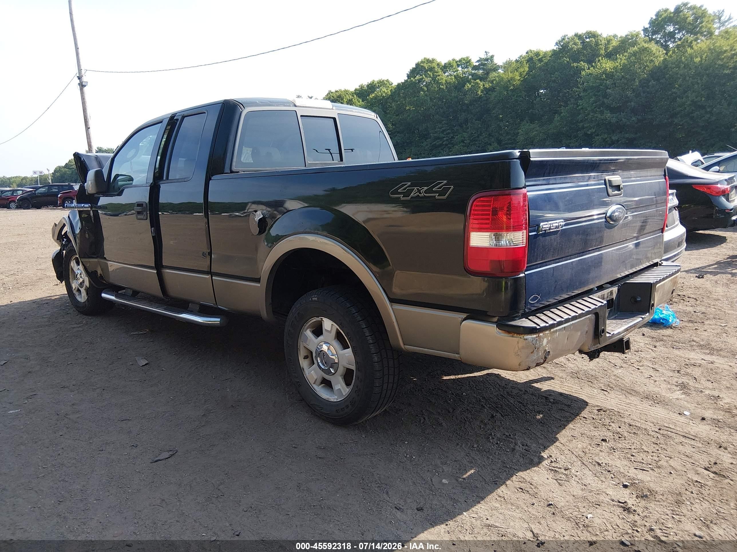 2004 Ford F-150 Fx4/lariat/xl/xlt Black vin: 1FTPX14514NB33154