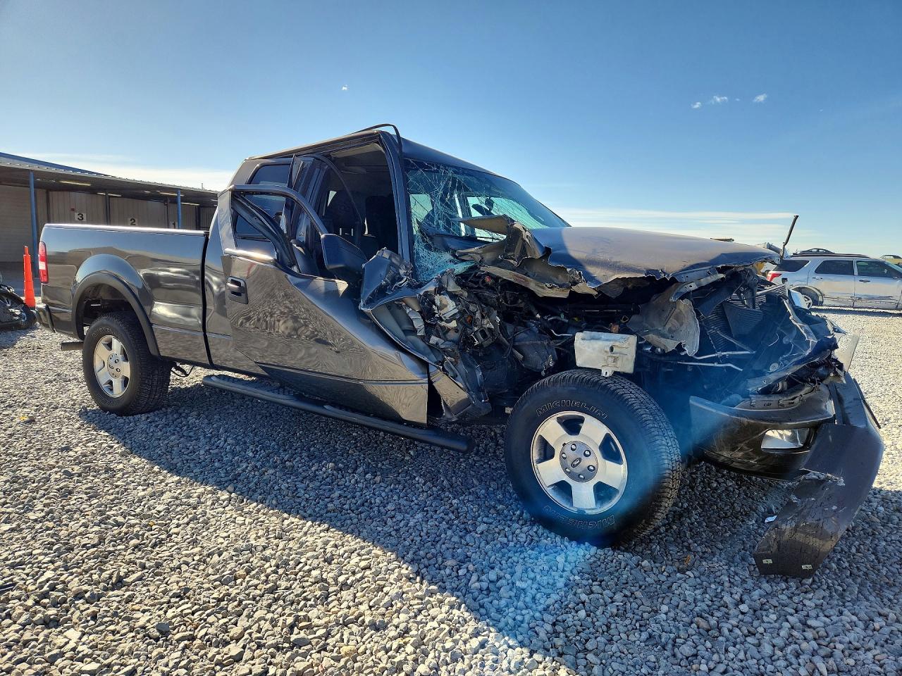 2004 Ford F150 Gray vin: 1FTPX14514NB41707