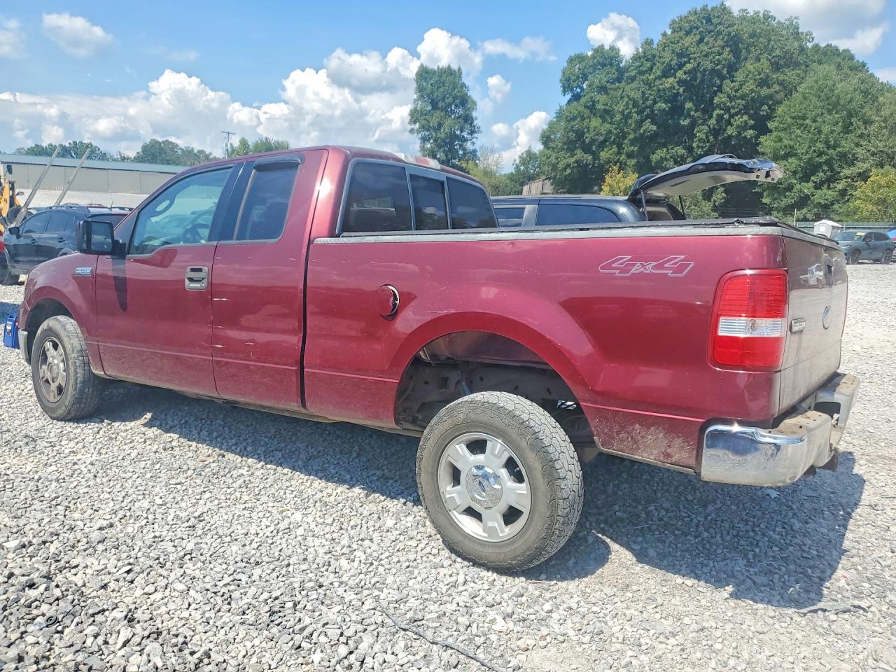 2004 Ford F150 Maroon vin: 1FTPX14514NB75923