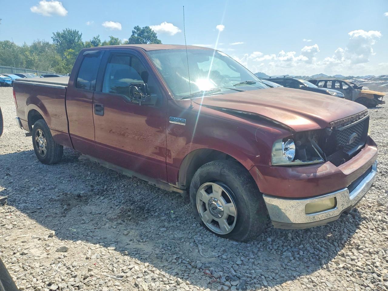 2004 Ford F150 Maroon vin: 1FTPX14514NB75923