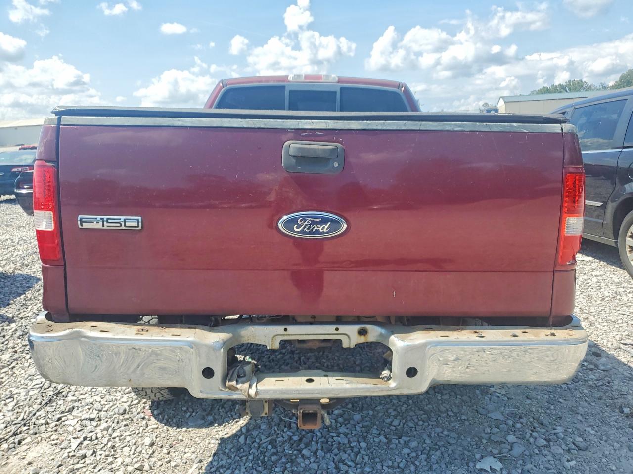 2004 Ford F150 Maroon vin: 1FTPX14514NB75923