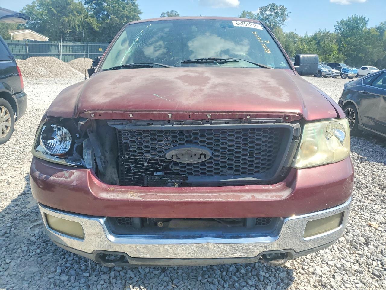 2004 Ford F150 Maroon vin: 1FTPX14514NB75923