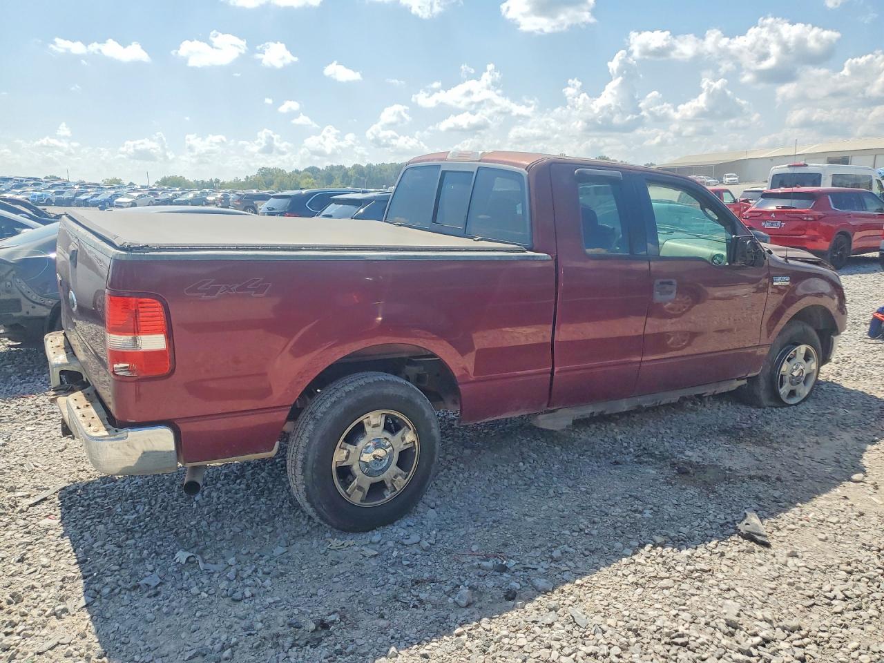 2004 Ford F150 Maroon vin: 1FTPX14514NB75923