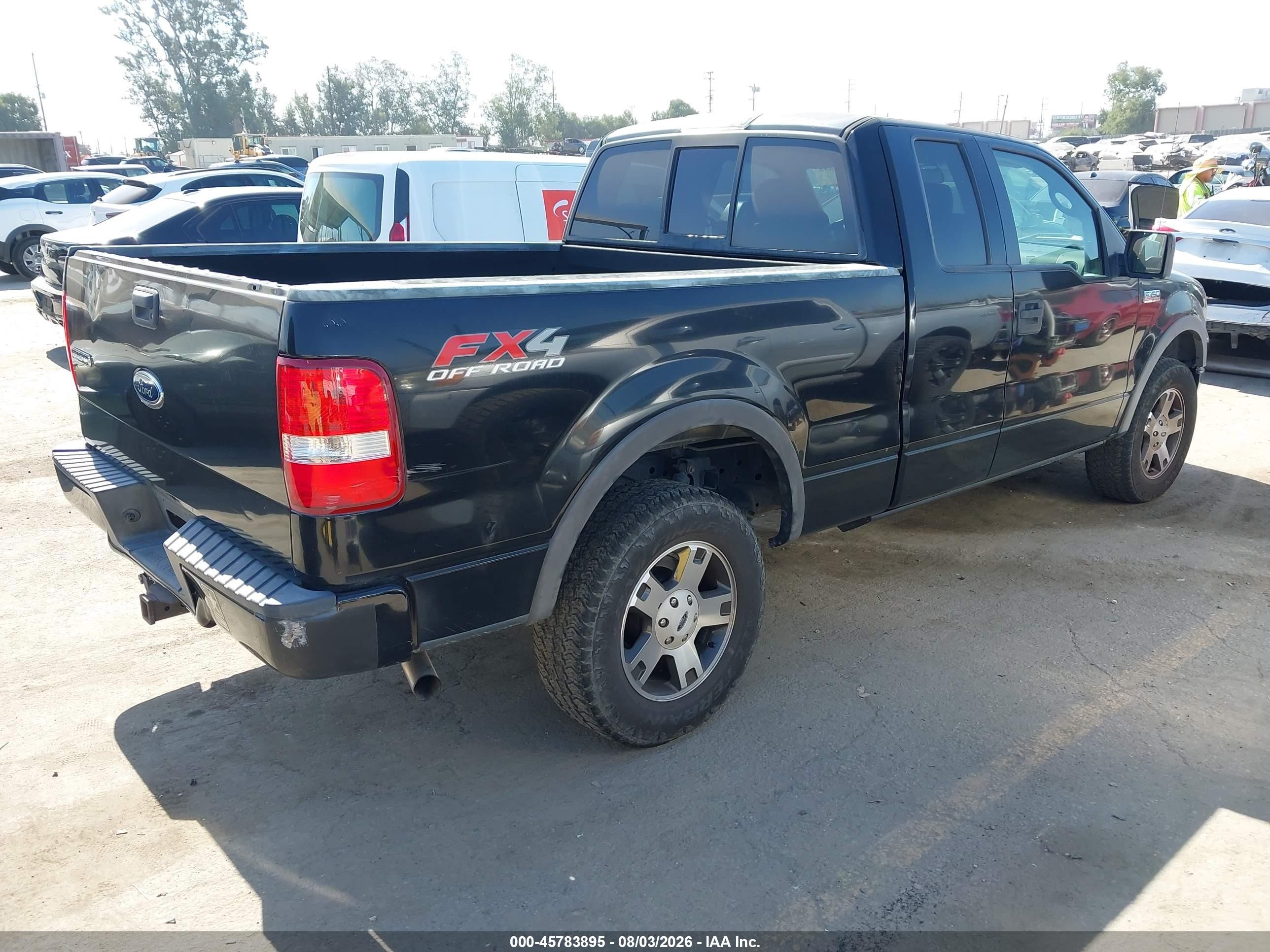 2004 Ford F-150 Fx4/lariat/xl/xlt Black vin: 1FTPX14514NC06300