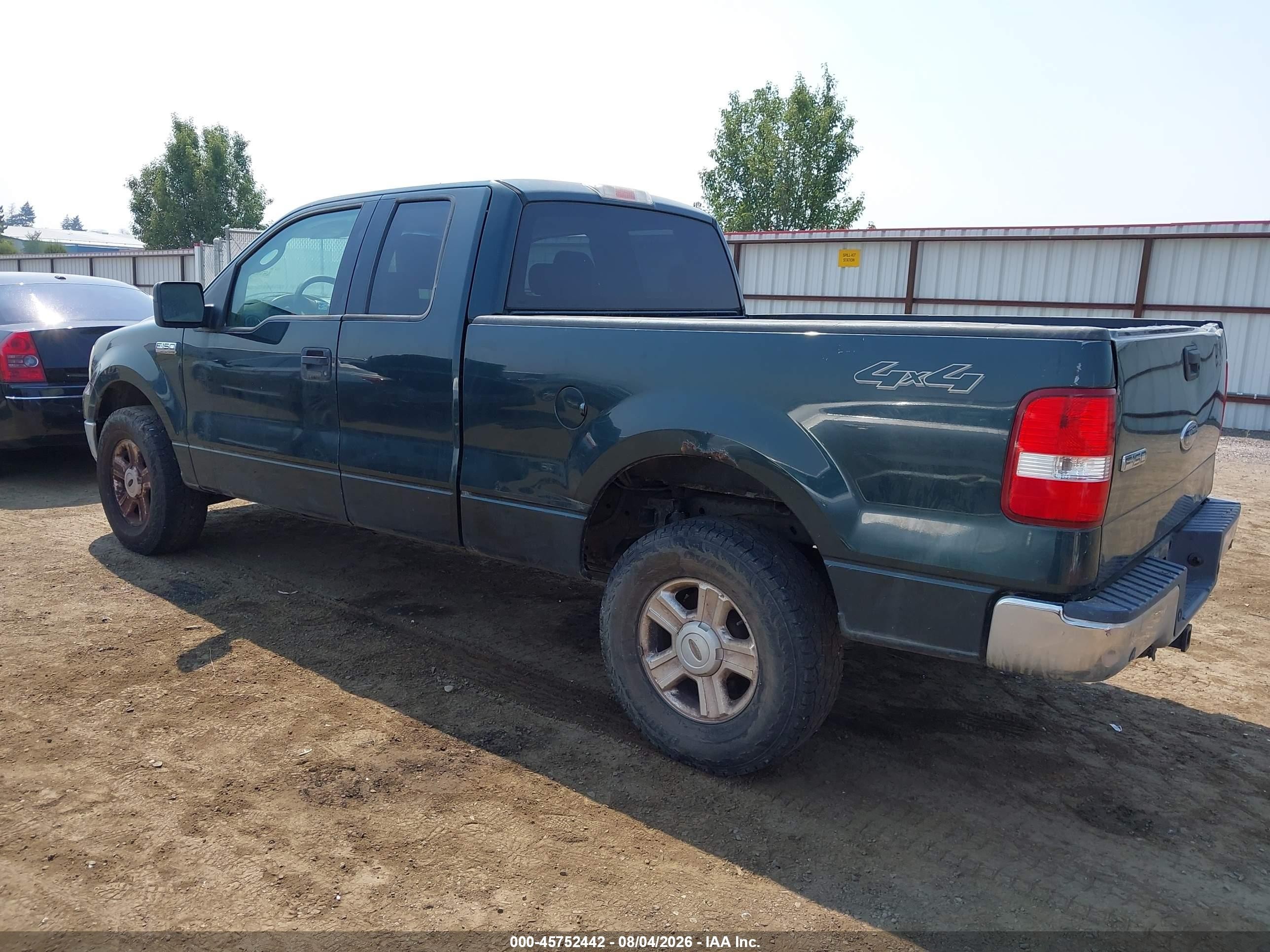 2004 Ford F-150 Fx4/lariat/xl/xlt Green vin: 1FTPX14514NC25915