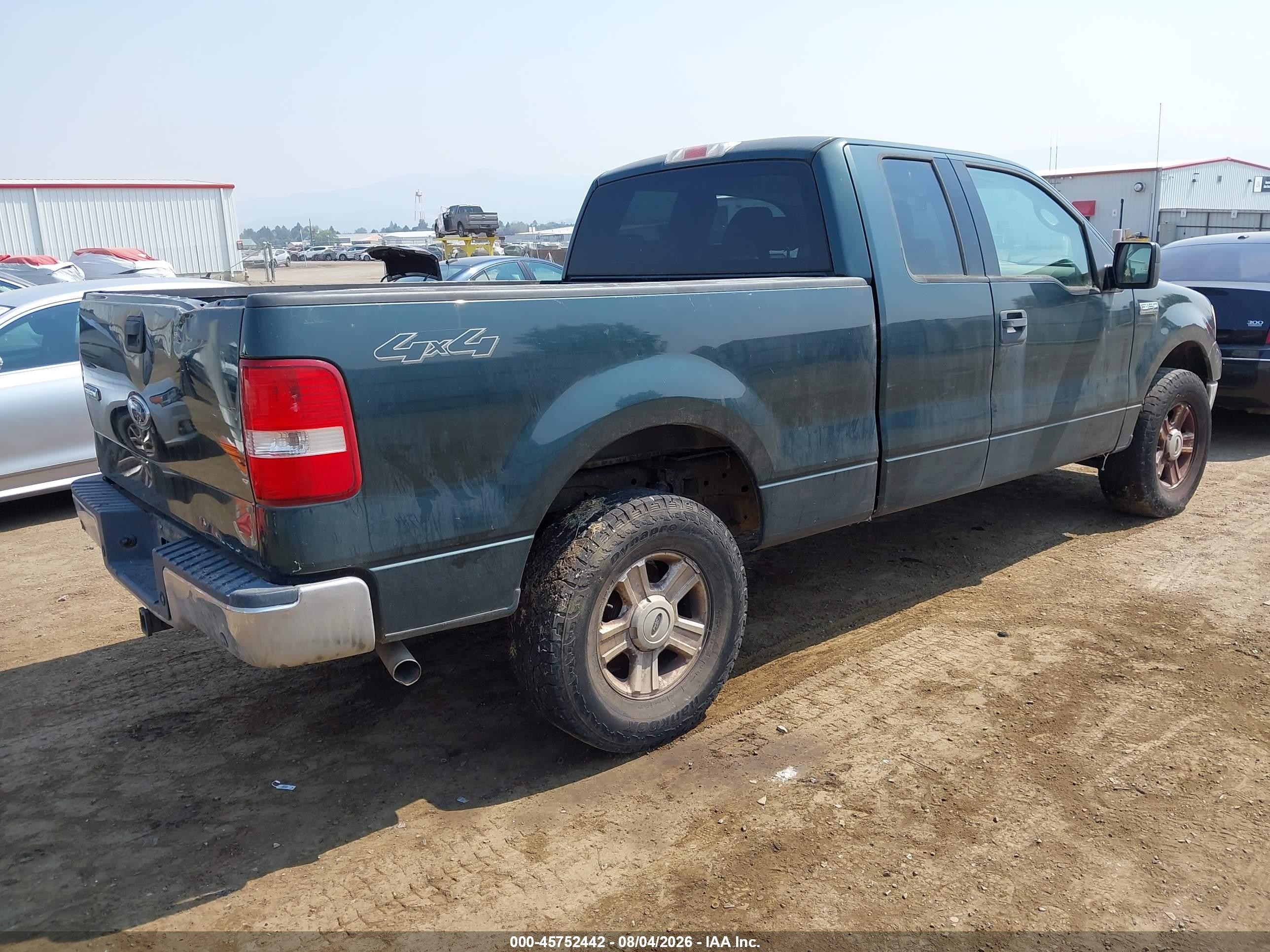 2004 Ford F-150 Fx4/lariat/xl/xlt Green vin: 1FTPX14514NC25915