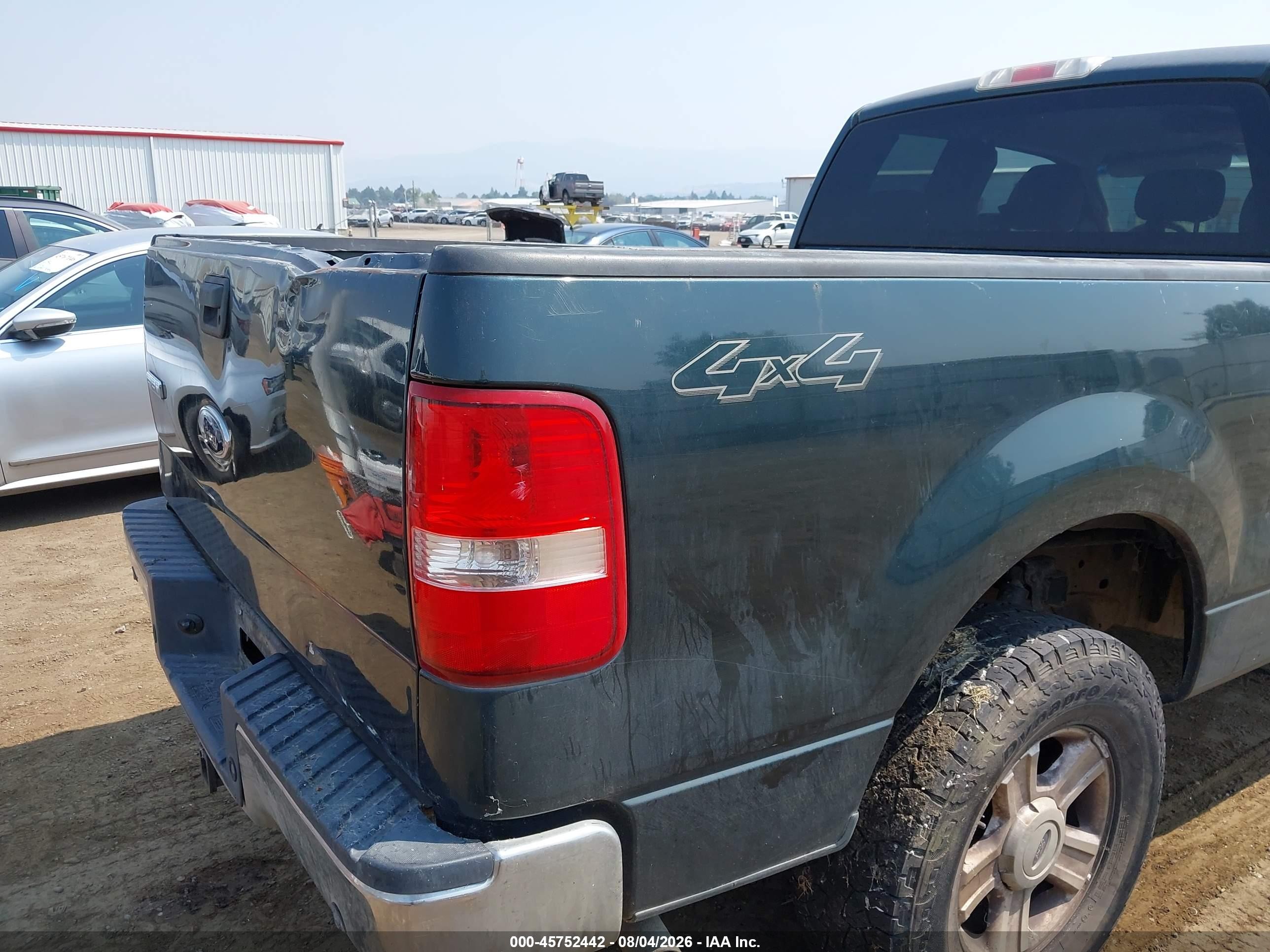 2004 Ford F-150 Fx4/lariat/xl/xlt Green vin: 1FTPX14514NC25915