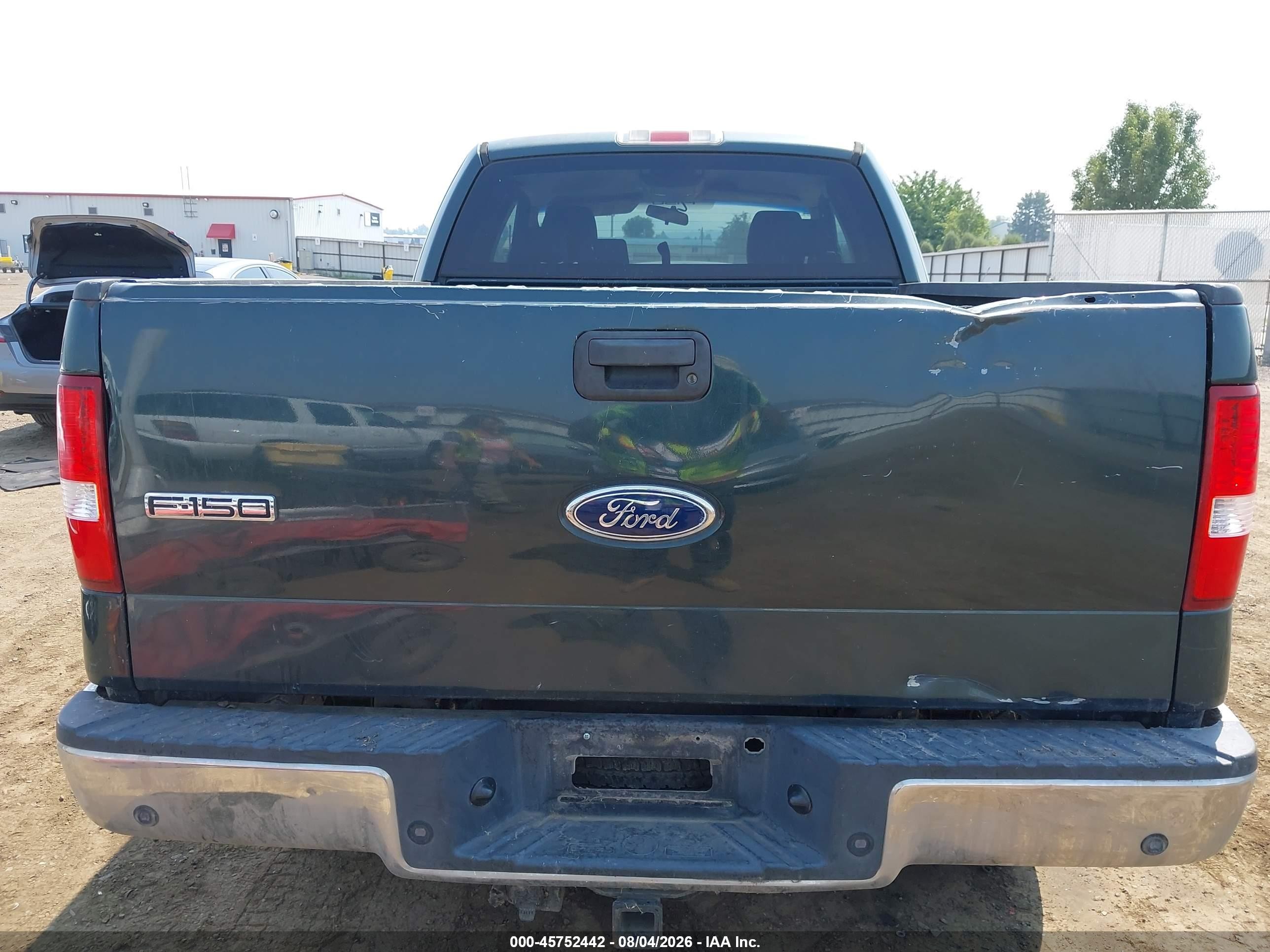 2004 Ford F-150 Fx4/lariat/xl/xlt Green vin: 1FTPX14514NC25915
