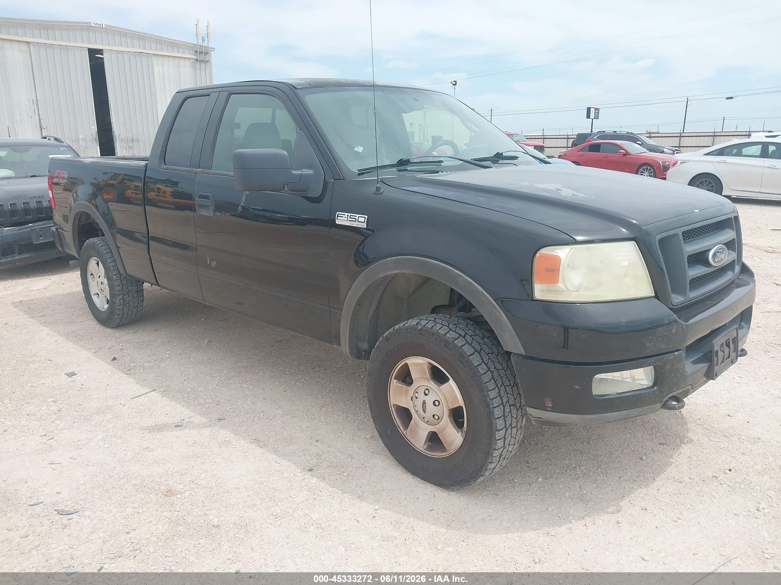 2004 Ford F-150 Fx4/lariat/xl/xlt Black vin: 1FTPX14514NC28698