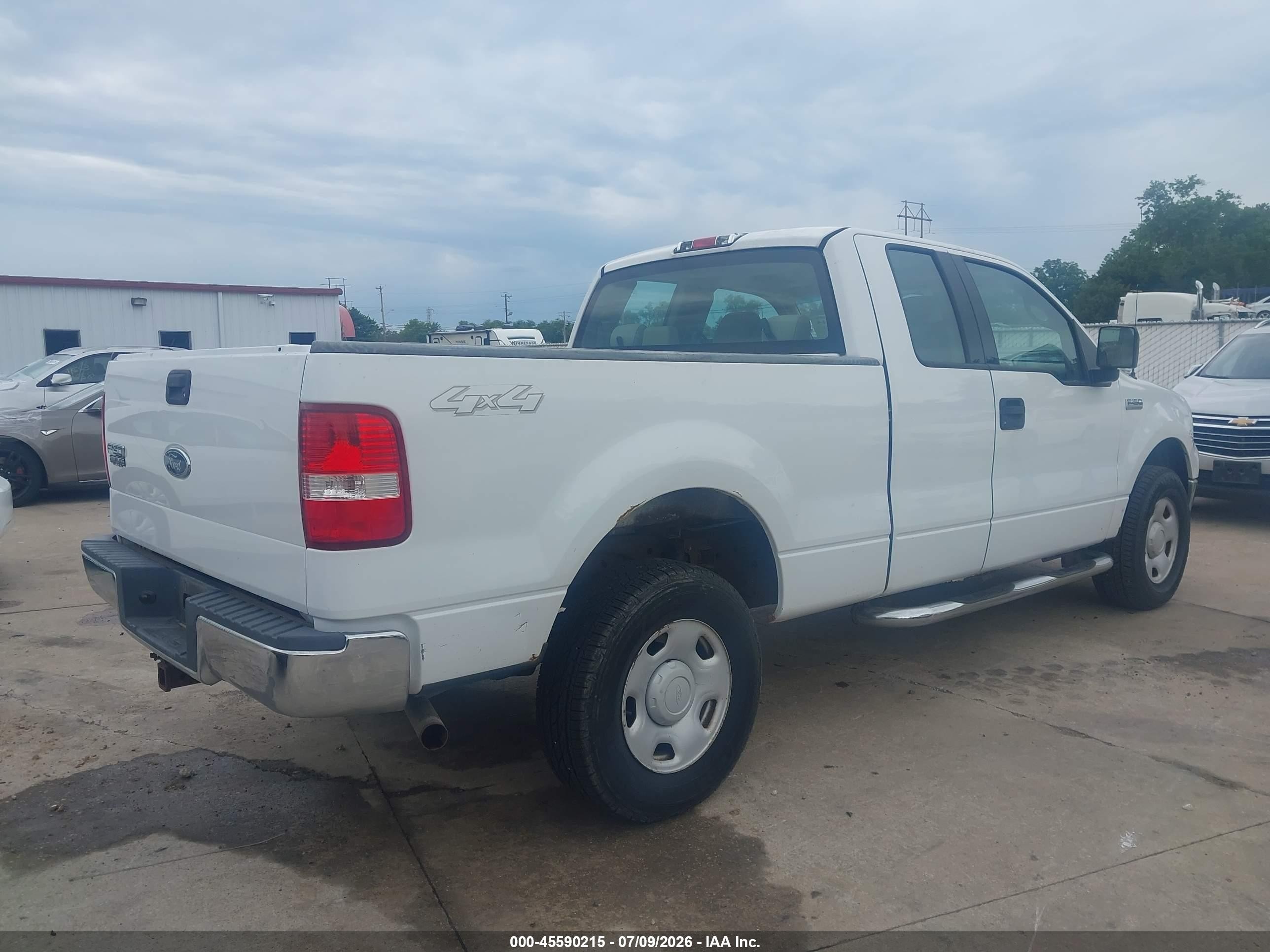 2004 Ford F-150 Fx4/lariat/xl/xlt White vin: 1FTPX14514NC34761