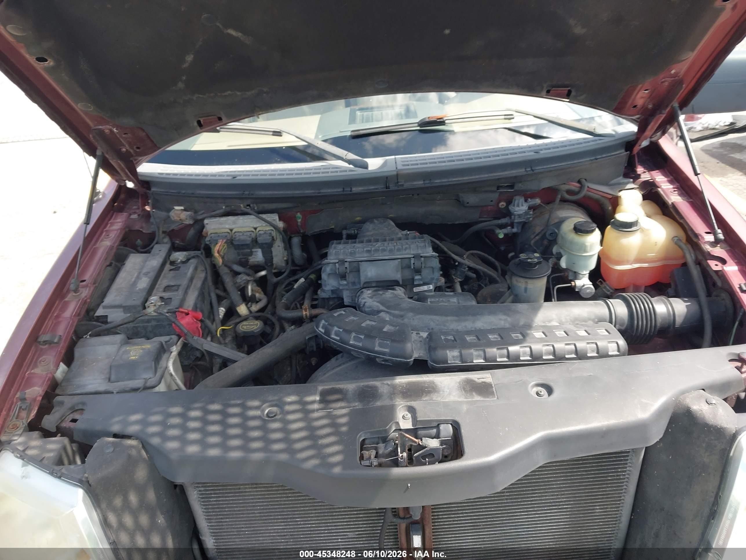 2004 Ford F-150 Fx4/lariat/xl/xlt Maroon vin: 1FTPX14514NC57909