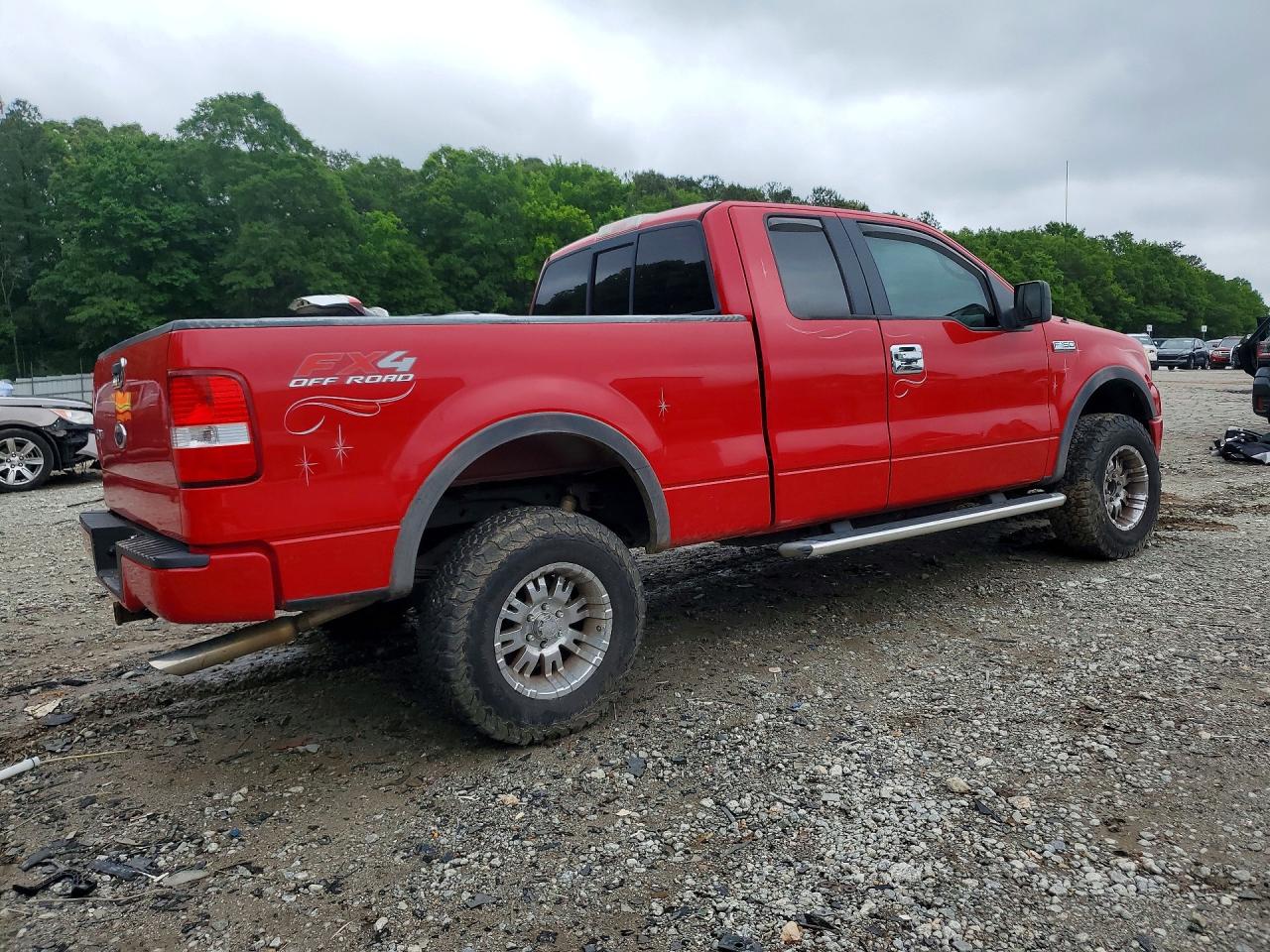 2005 Ford F150 Red vin: 1FTPX14515NA08334