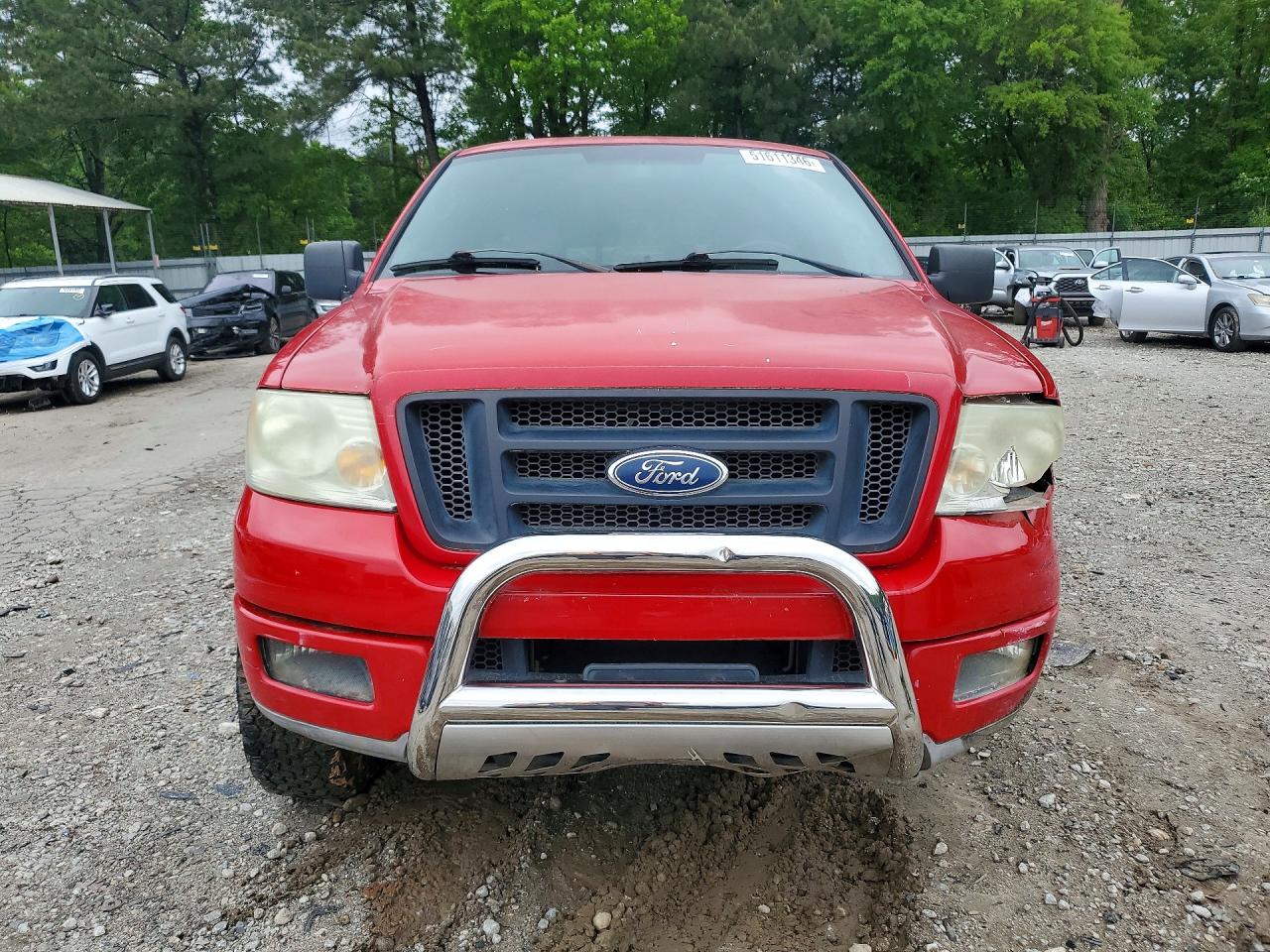 2005 Ford F150 Red vin: 1FTPX14515NA08334