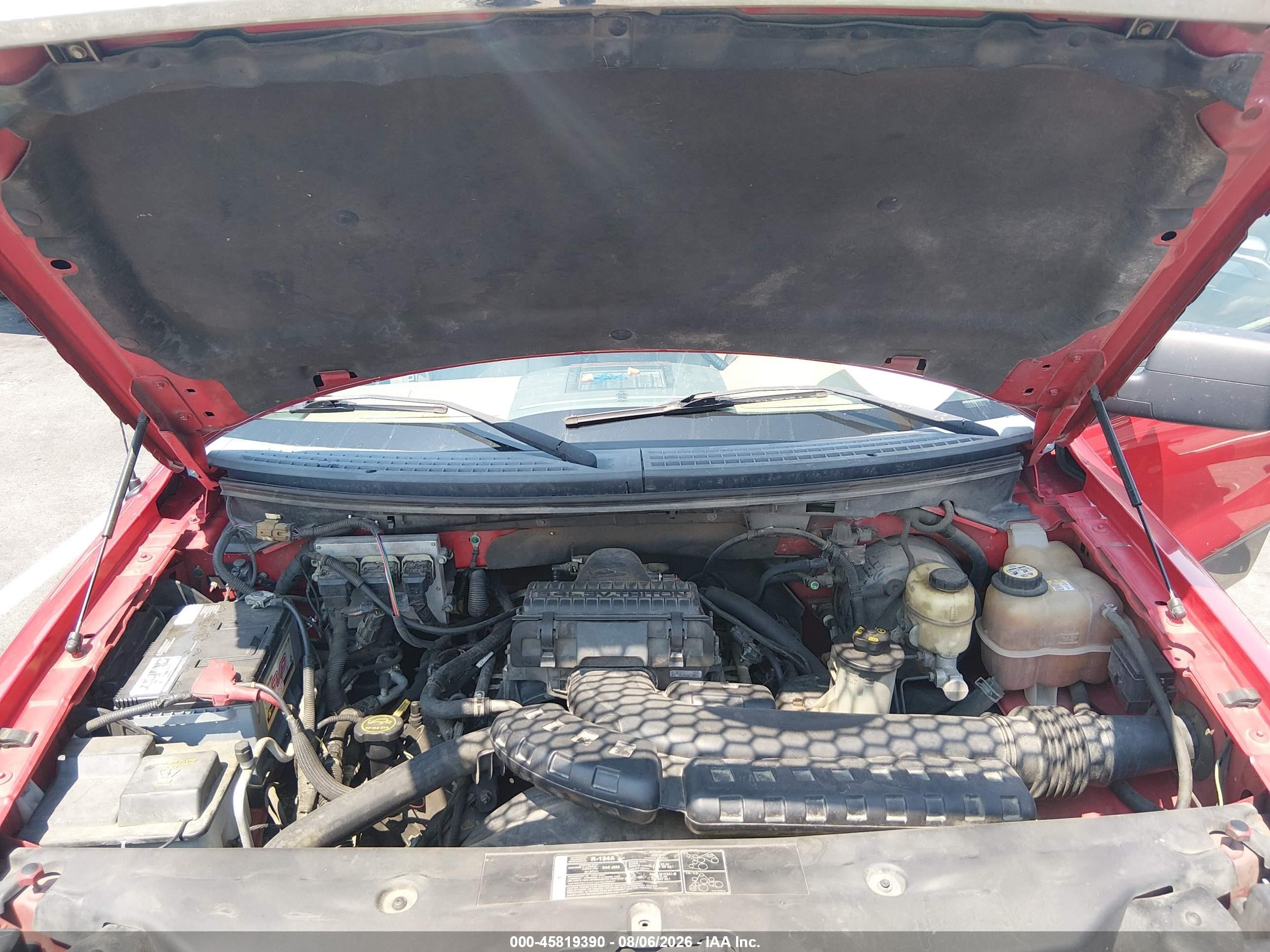2005 Ford F-150 Fx4/lariat/xl/xlt Red vin: 1FTPX14515NB16291
