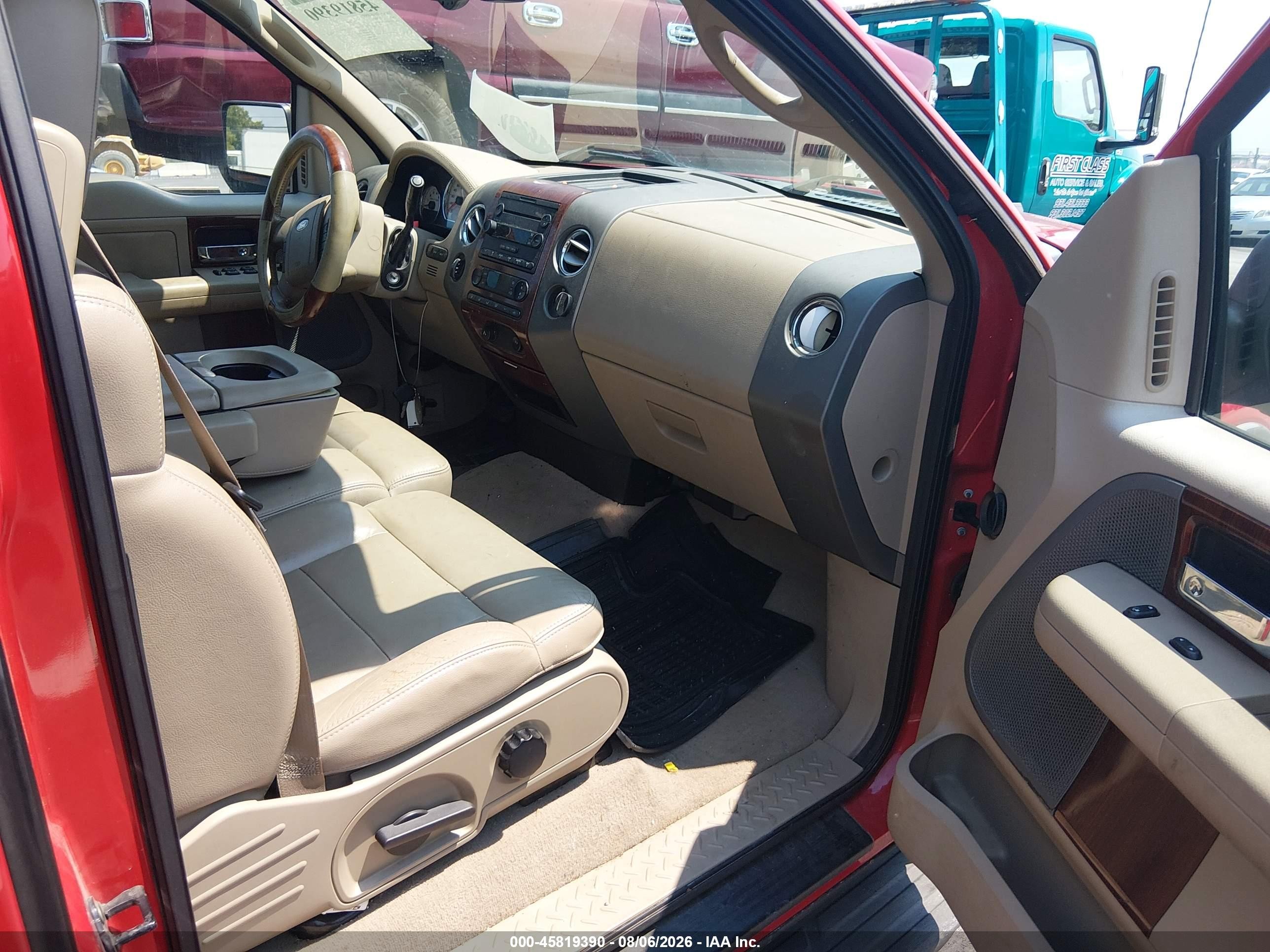 2005 Ford F-150 Fx4/lariat/xl/xlt Red vin: 1FTPX14515NB16291