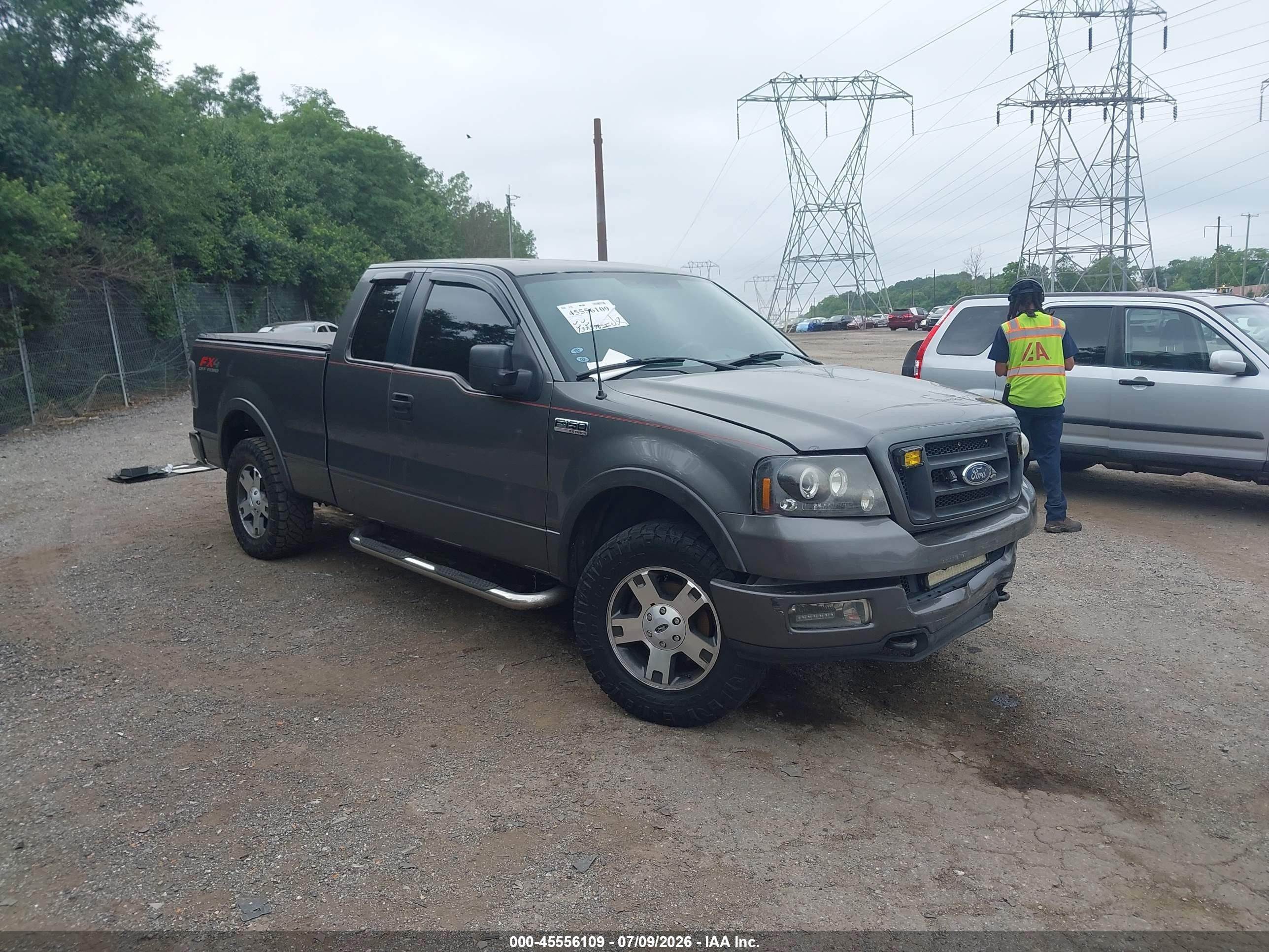 2005 Ford F-150 Fx4/lariat/xl/xlt Серый vin: 1FTPX14515NB77012