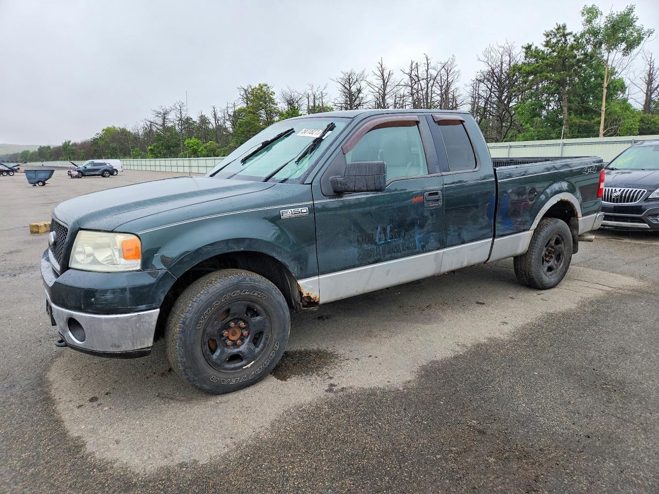 2006 Ford F150 Зеленый vin: 1FTPX14516NA07959