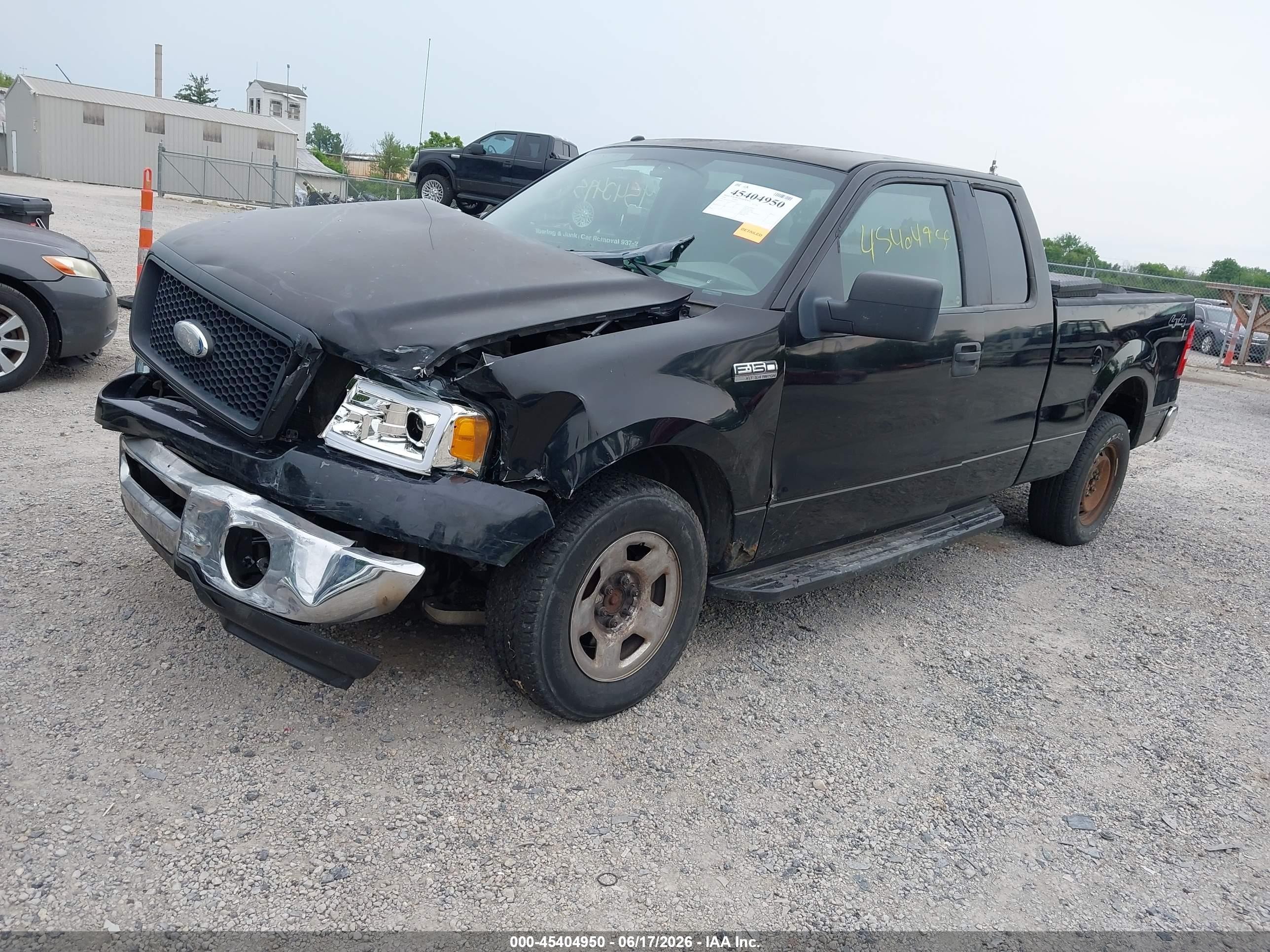 2006 Ford F-150 Fx4/lariat/xl/xlt Black vin: 1FTPX14516NA45126