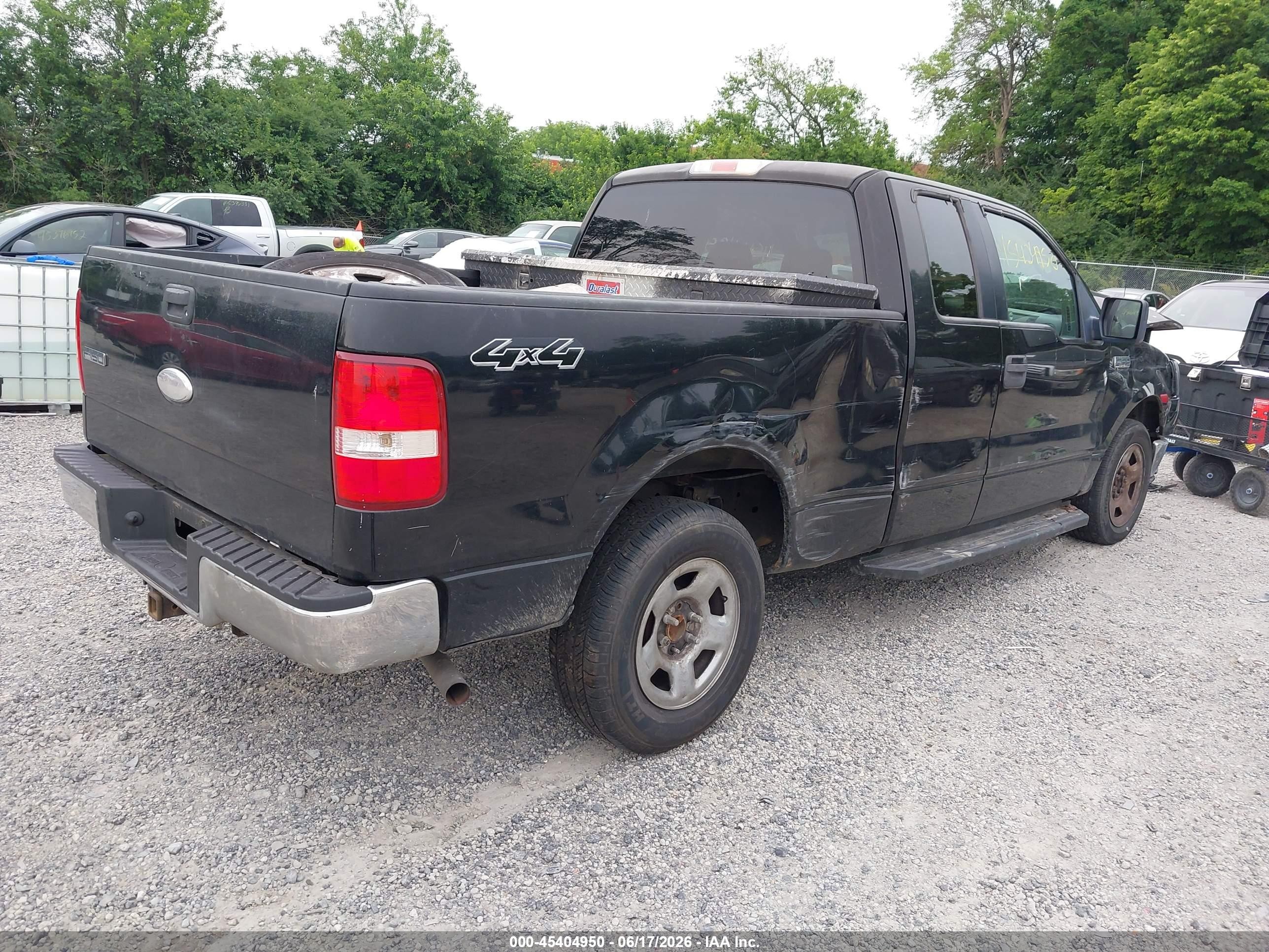 2006 Ford F-150 Fx4/lariat/xl/xlt Black vin: 1FTPX14516NA45126