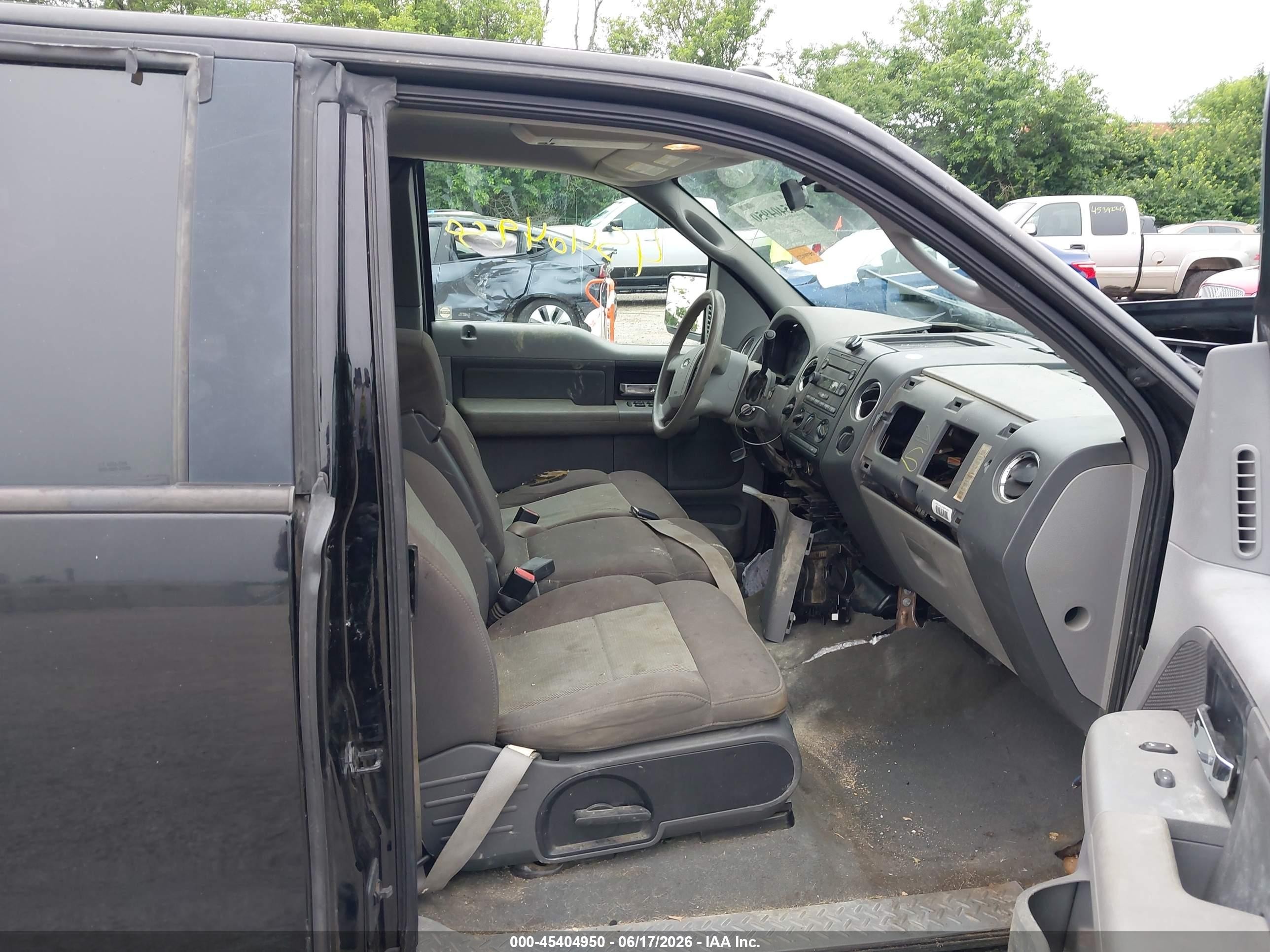2006 Ford F-150 Fx4/lariat/xl/xlt Black vin: 1FTPX14516NA45126
