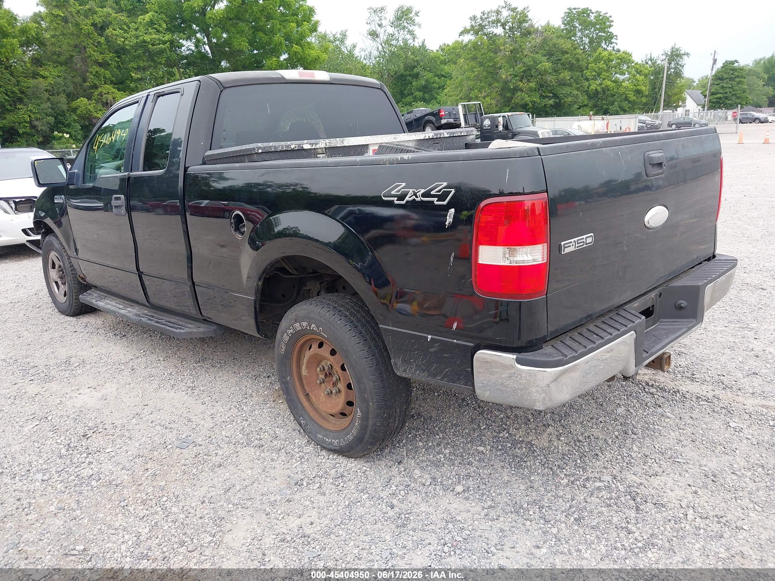 2006 Ford F-150 Fx4/lariat/xl/xlt Black vin: 1FTPX14516NA45126