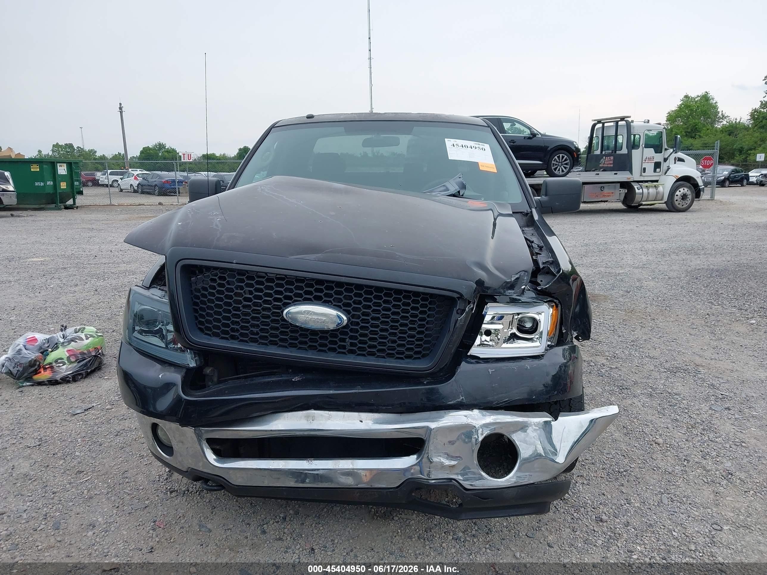 2006 Ford F-150 Fx4/lariat/xl/xlt Black vin: 1FTPX14516NA45126