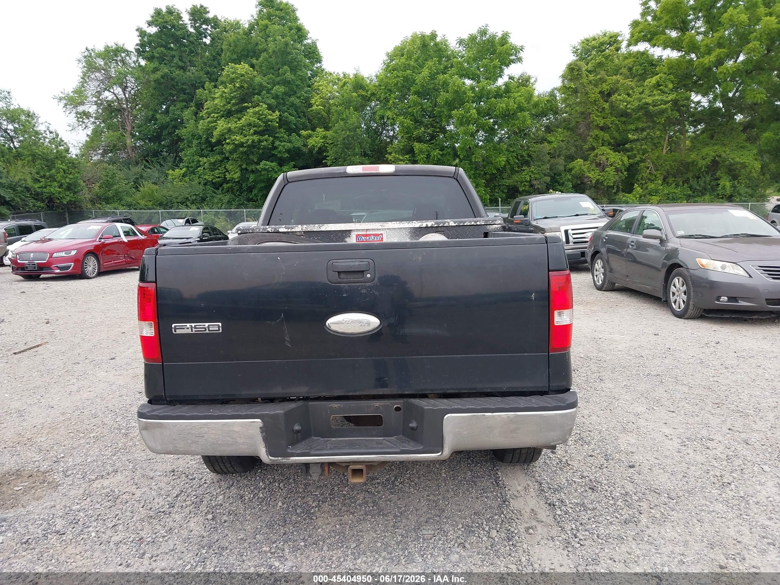2006 Ford F-150 Fx4/lariat/xl/xlt Black vin: 1FTPX14516NA45126