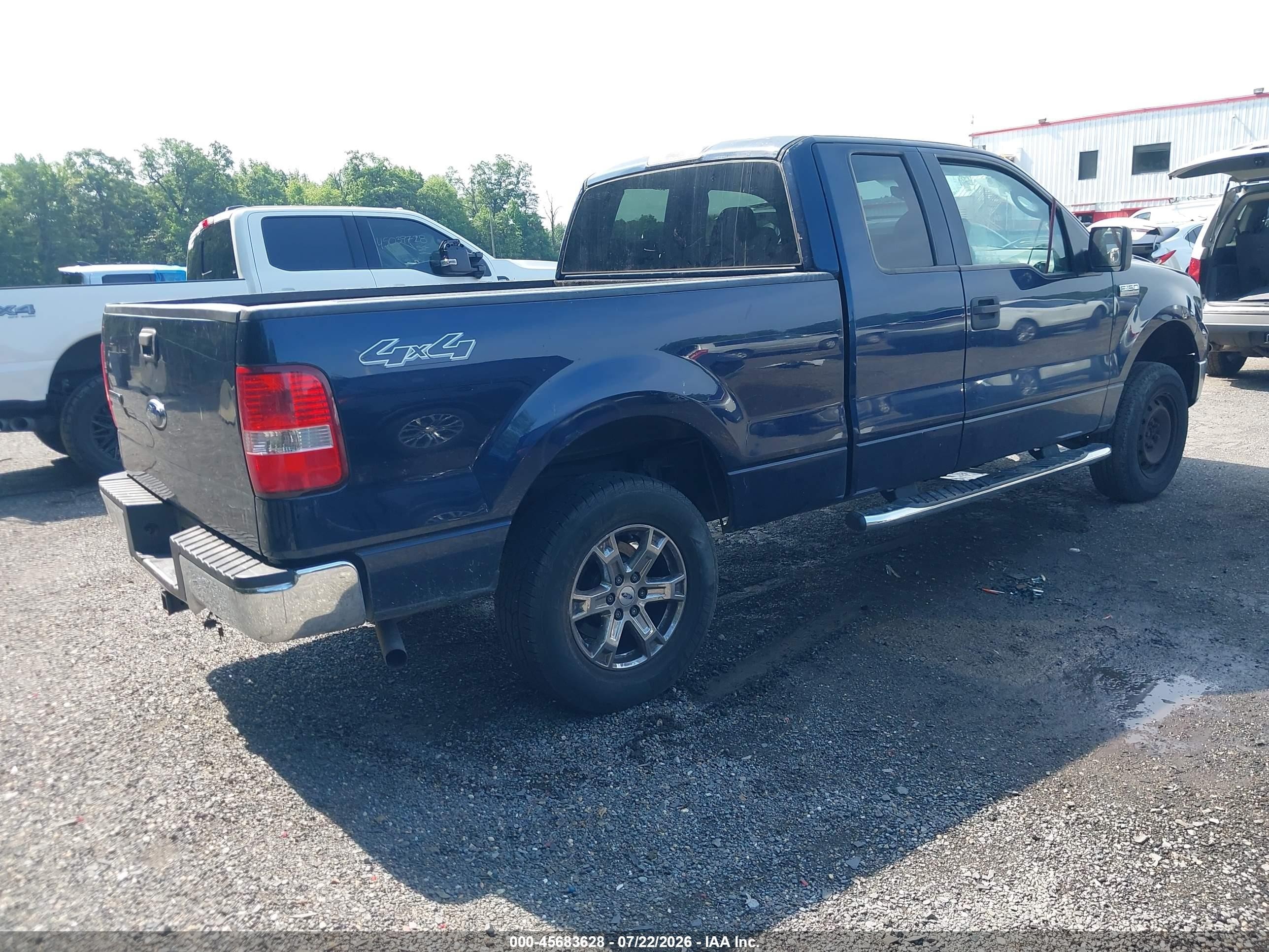 2006 Ford F-150 Fx4/lariat/xl/xlt Blue vin: 1FTPX14516NB54377