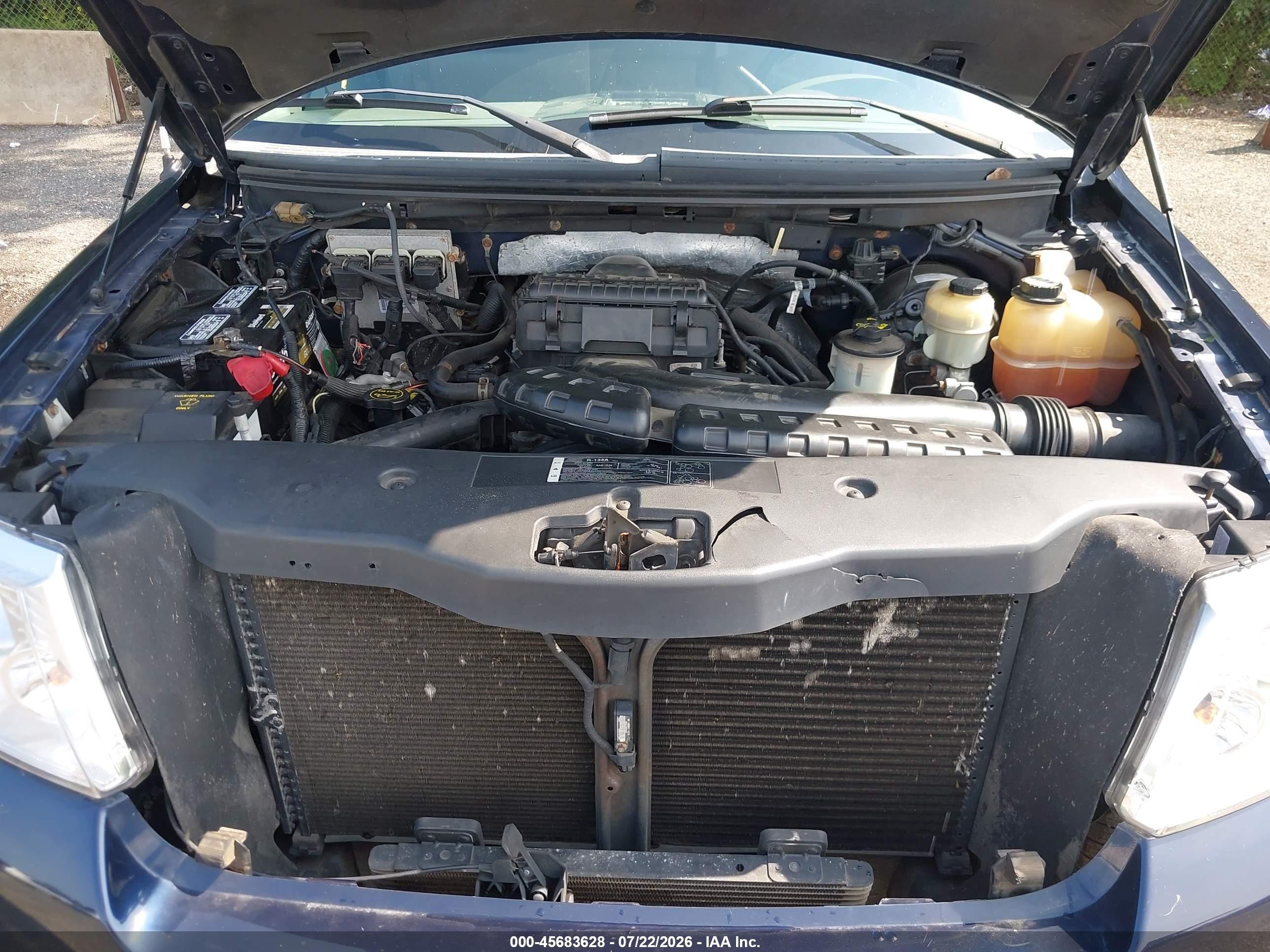 2006 Ford F-150 Fx4/lariat/xl/xlt Blue vin: 1FTPX14516NB54377