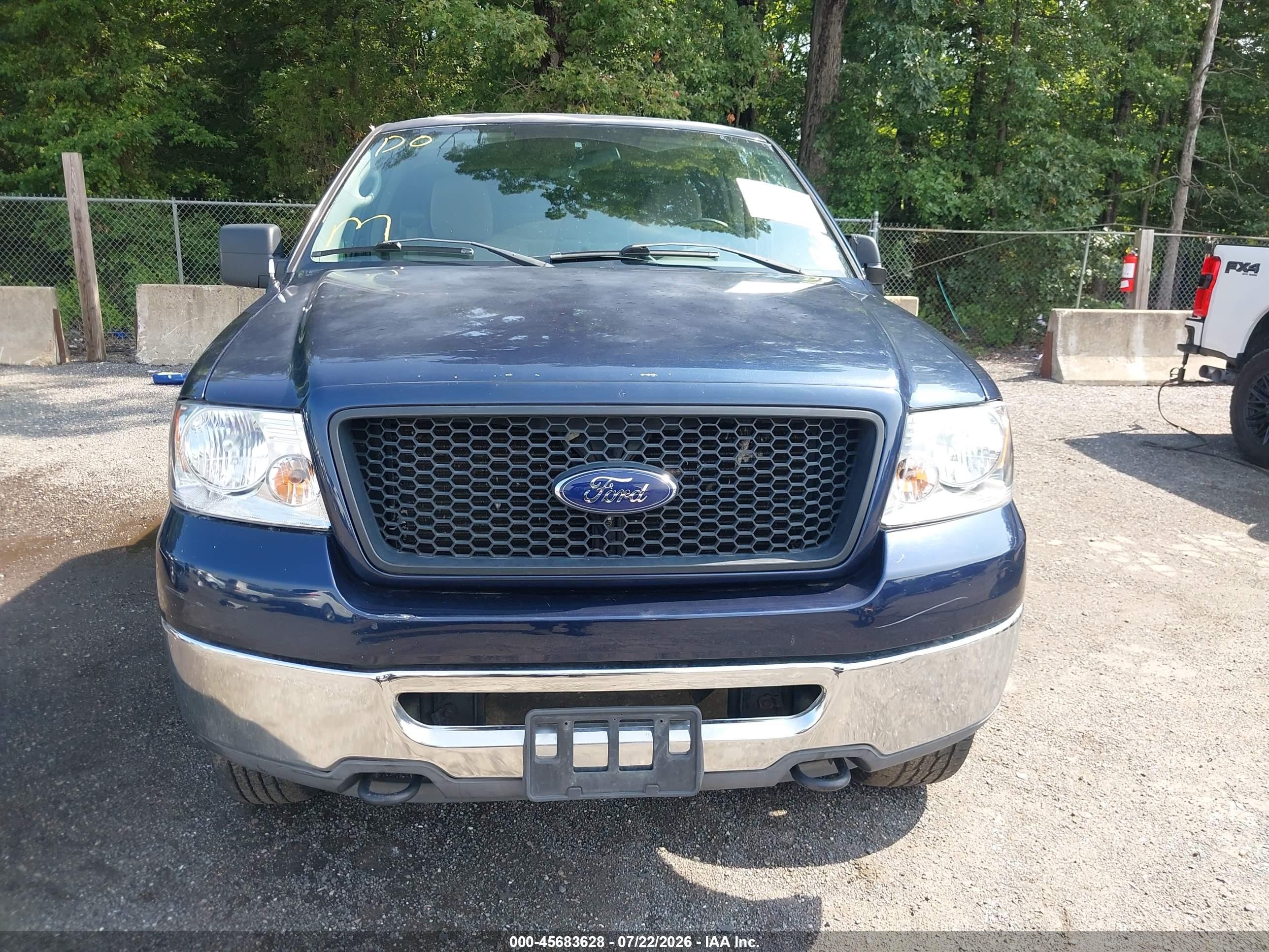 2006 Ford F-150 Fx4/lariat/xl/xlt Blue vin: 1FTPX14516NB54377