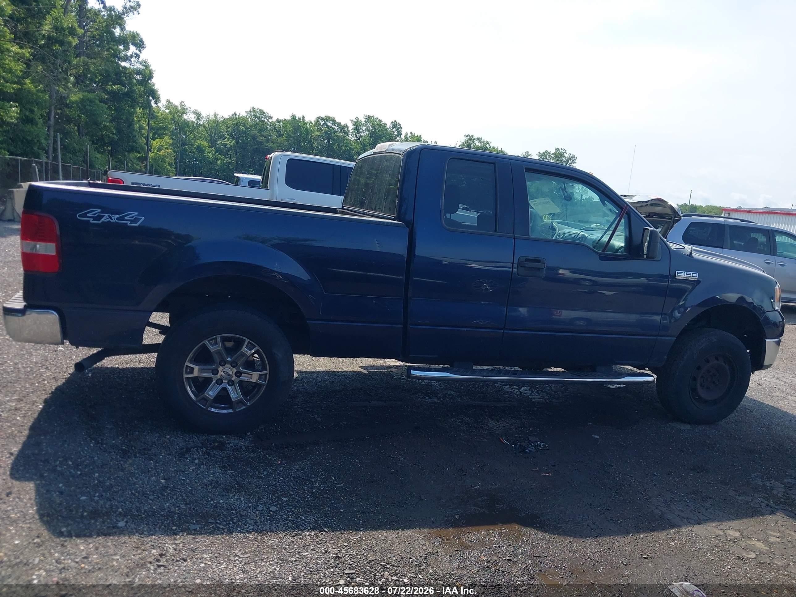 2006 Ford F-150 Fx4/lariat/xl/xlt Blue vin: 1FTPX14516NB54377