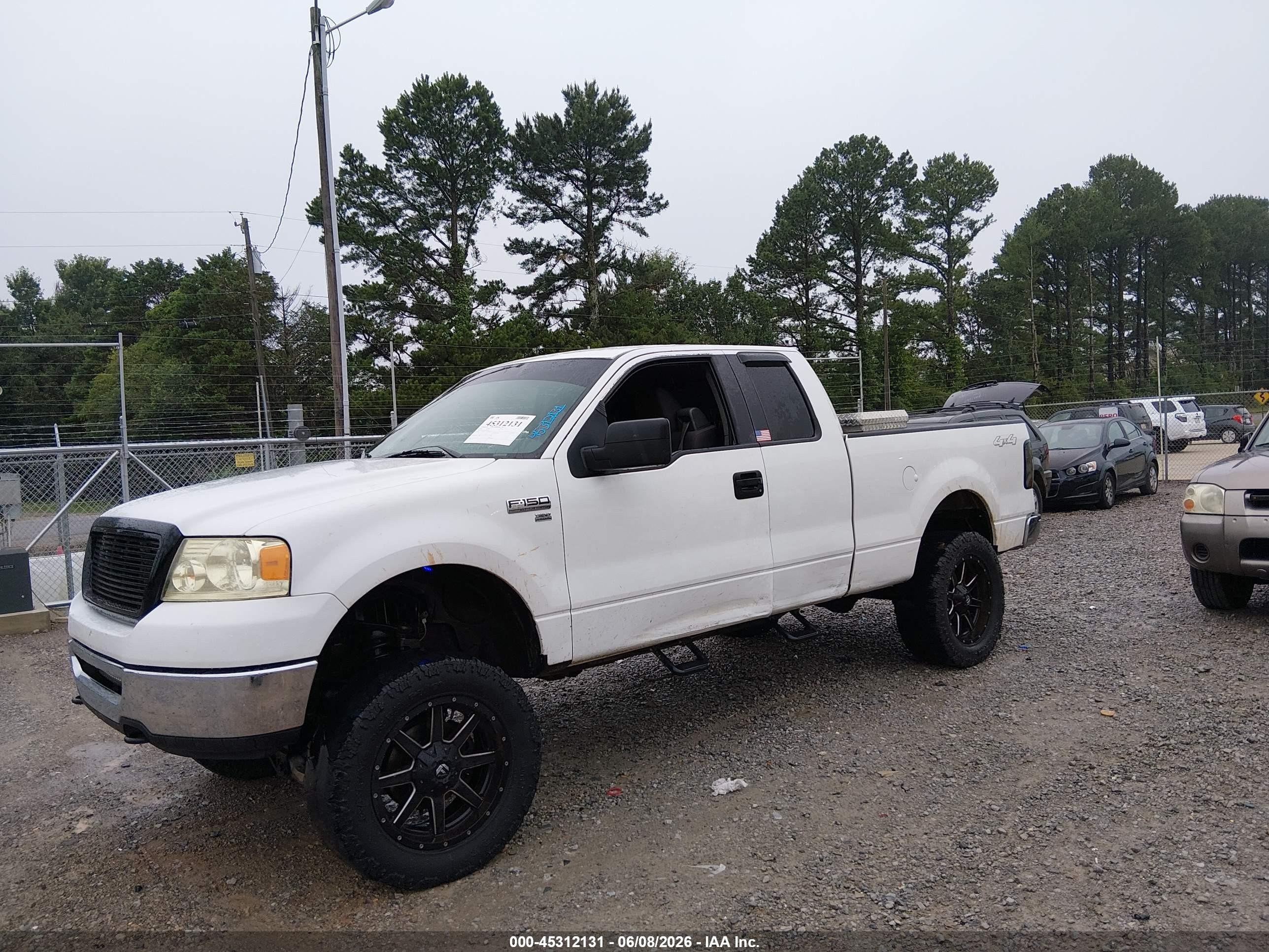 2008 Ford F-150 Fx4/lariat/xl/xlt White vin: 1FTPX14518FA97949